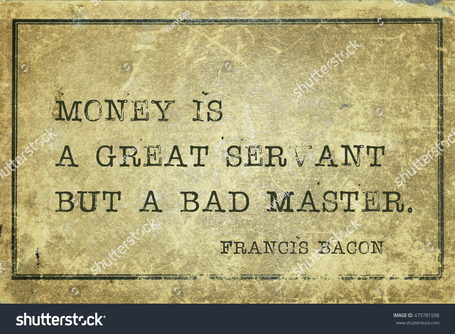 science is a good servant but a bad master essay No doubt, money is an essential, almost indispensable article in the present day world it is the’ money’ through which we can purchase all the necessary comforts and amenities of life. science is a good servant but a bad master essay No doubt, money is an essential, almost indispensable article in the present day world it is the’ money’ through which we can purchase all the necessary comforts and amenities of life.