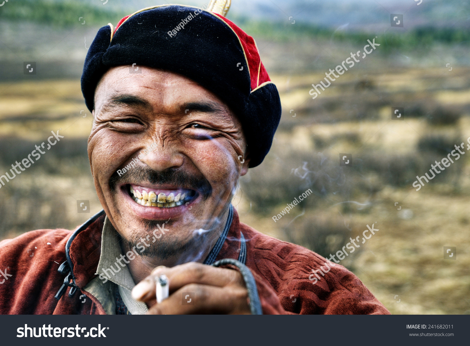 Old White Bearded Mongolian Man In A Landscape Of Western Mongolia Stock  Photo - Download Image Now - iStock