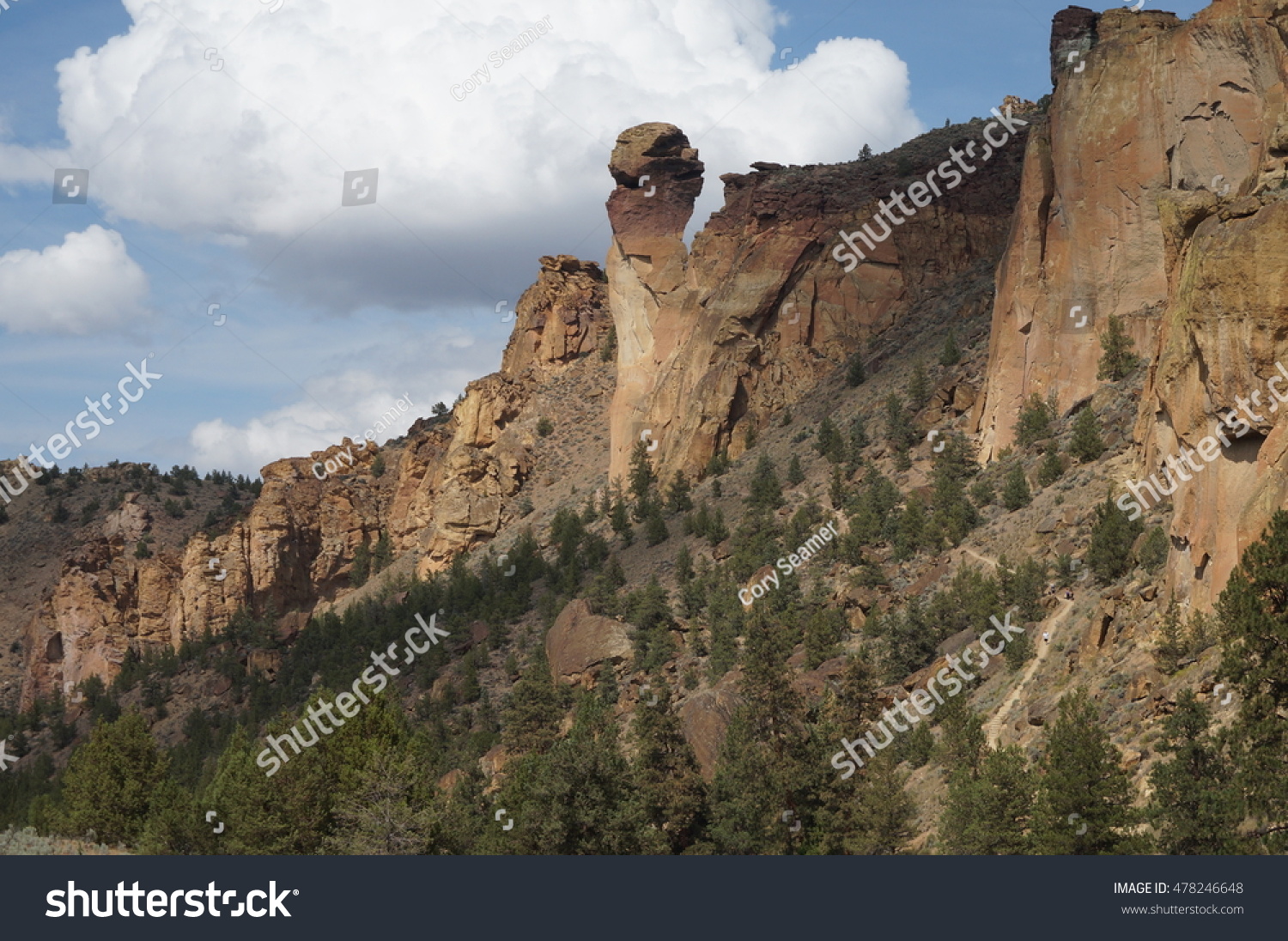 Monkey Face Smith Rock State Park Stock Photo Edit Now