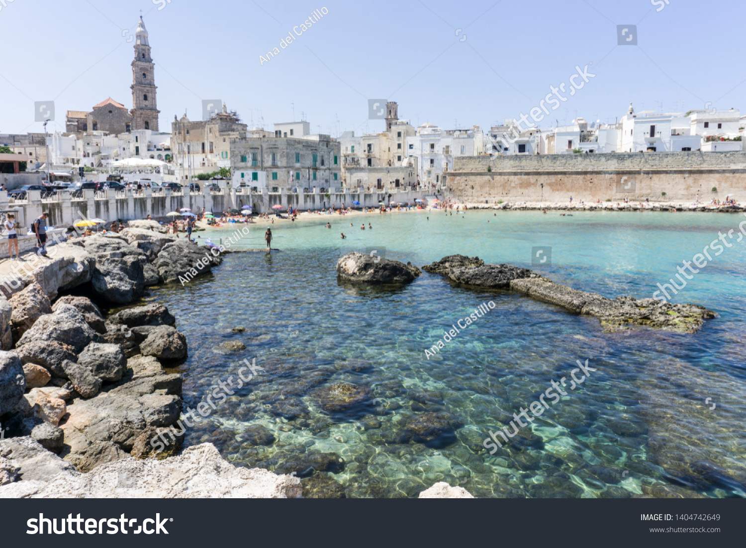 Monololi Abulia Italy Beach Monopoli Puglia Stock Photo Edit Now