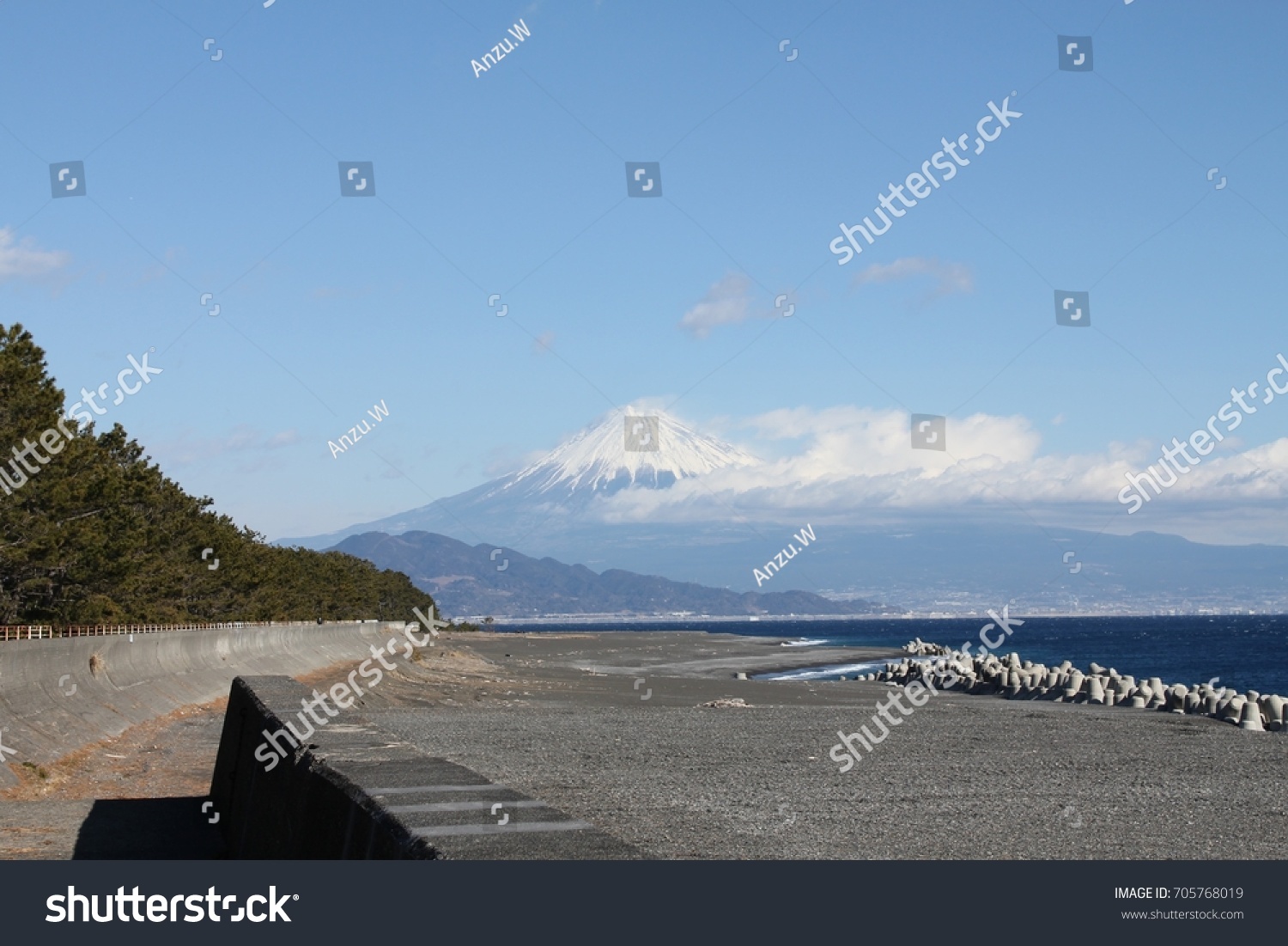 Montfuji Mihono Matsubara World Heritage Statues Stock Photo Edit Now