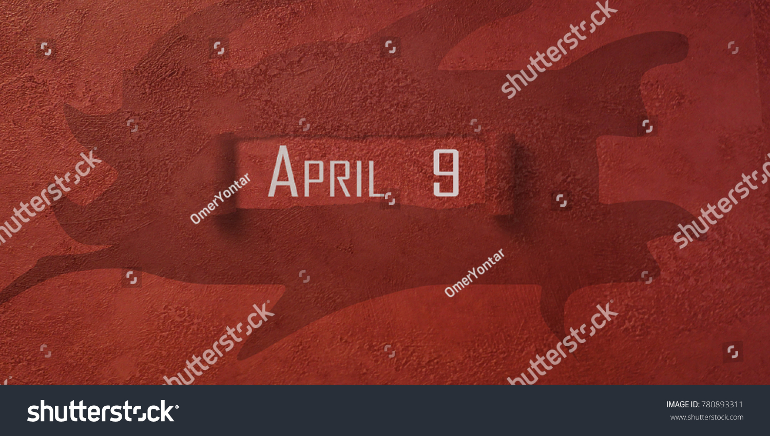 Month day year calendar design stock illustration 780893311