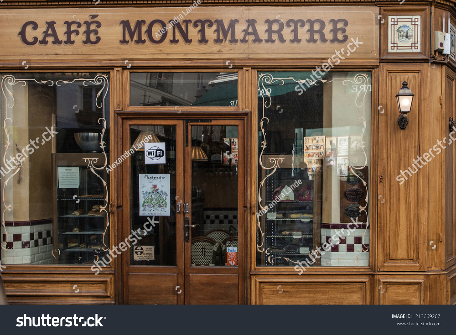 Montmartre October 6 16 Famous Poster Stock Photo Edit Now