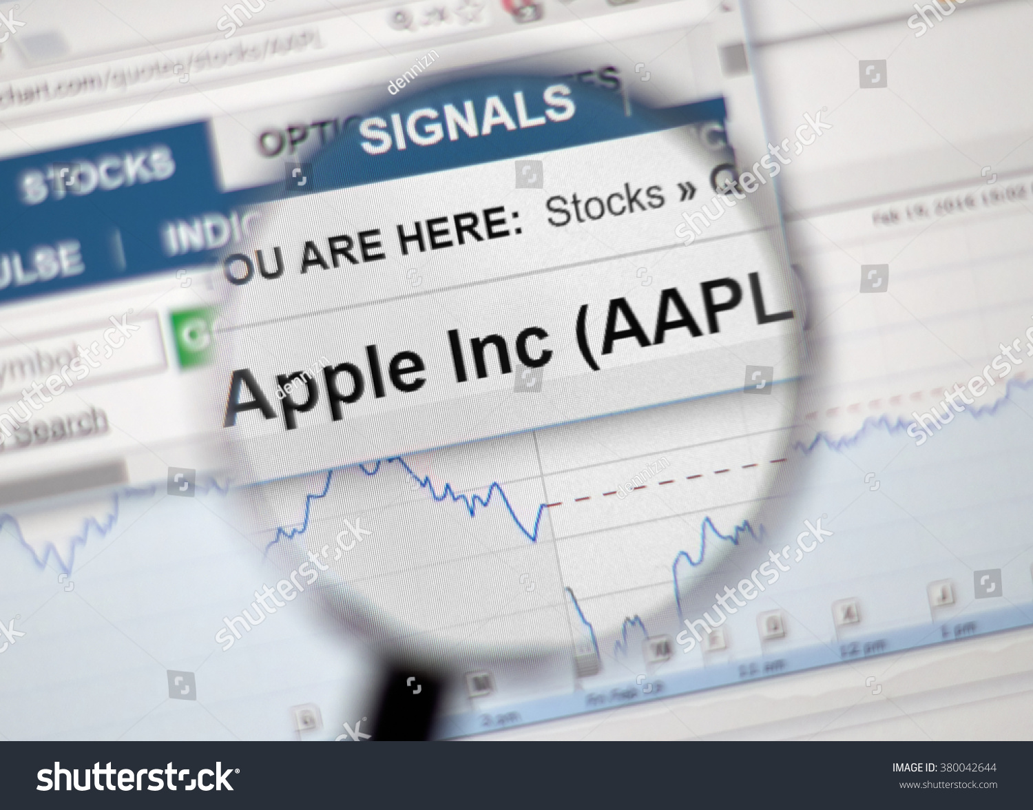 Montreal Canada February 2016 Aapl Apple Stock Photo ...