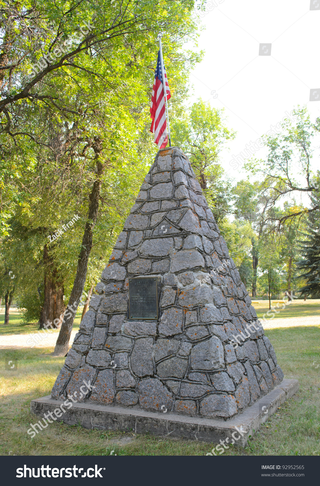 Monument Battle Tongue River Connor Battlefield Stock Photo 92952565 ...