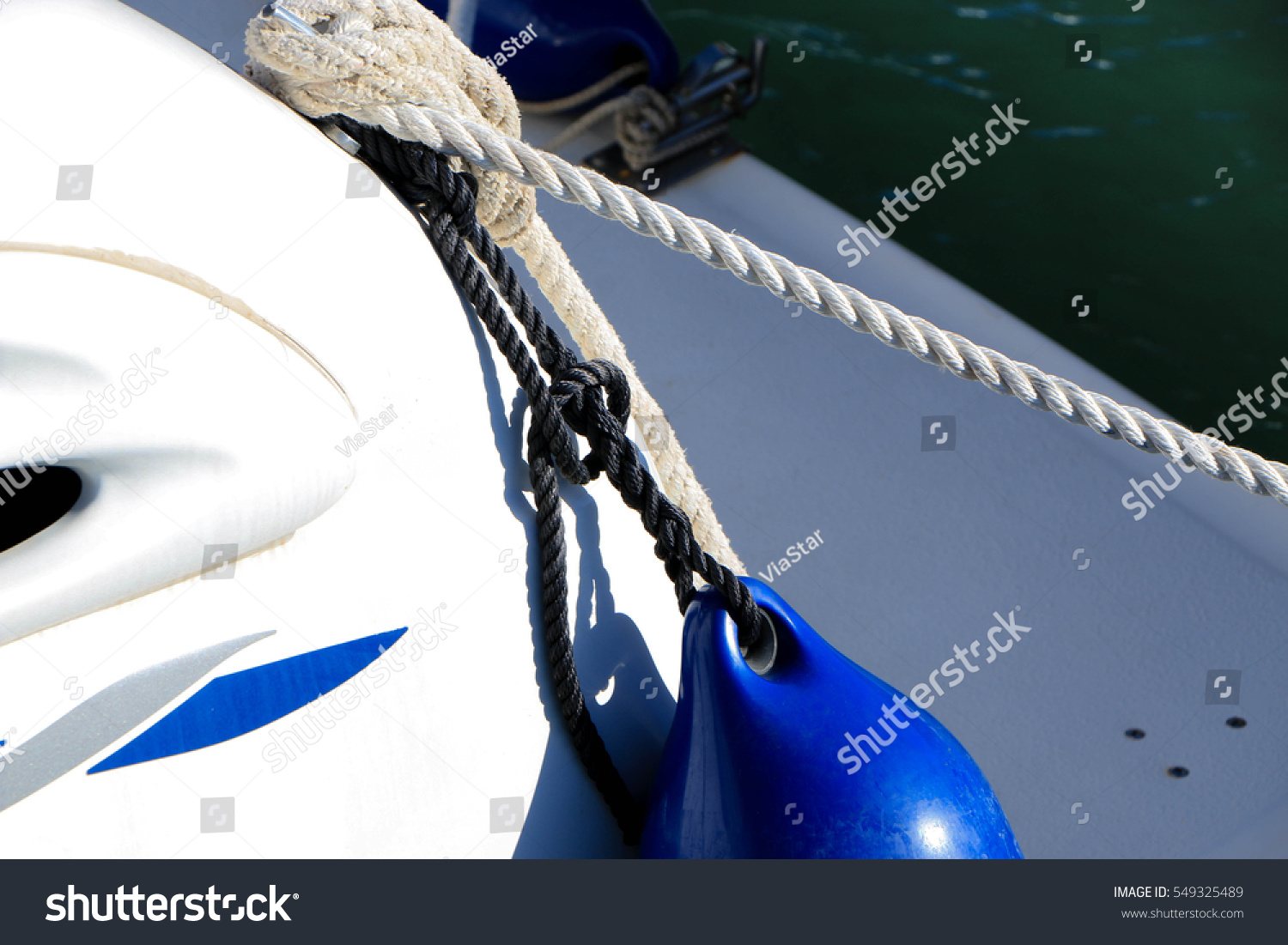 Mooring Fenders Yacht Boat Stock Photo 549325489 | Shutterstock