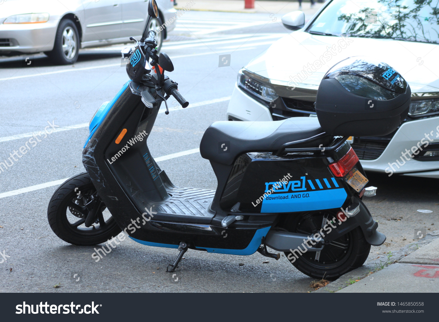 Head City Scooter Blau