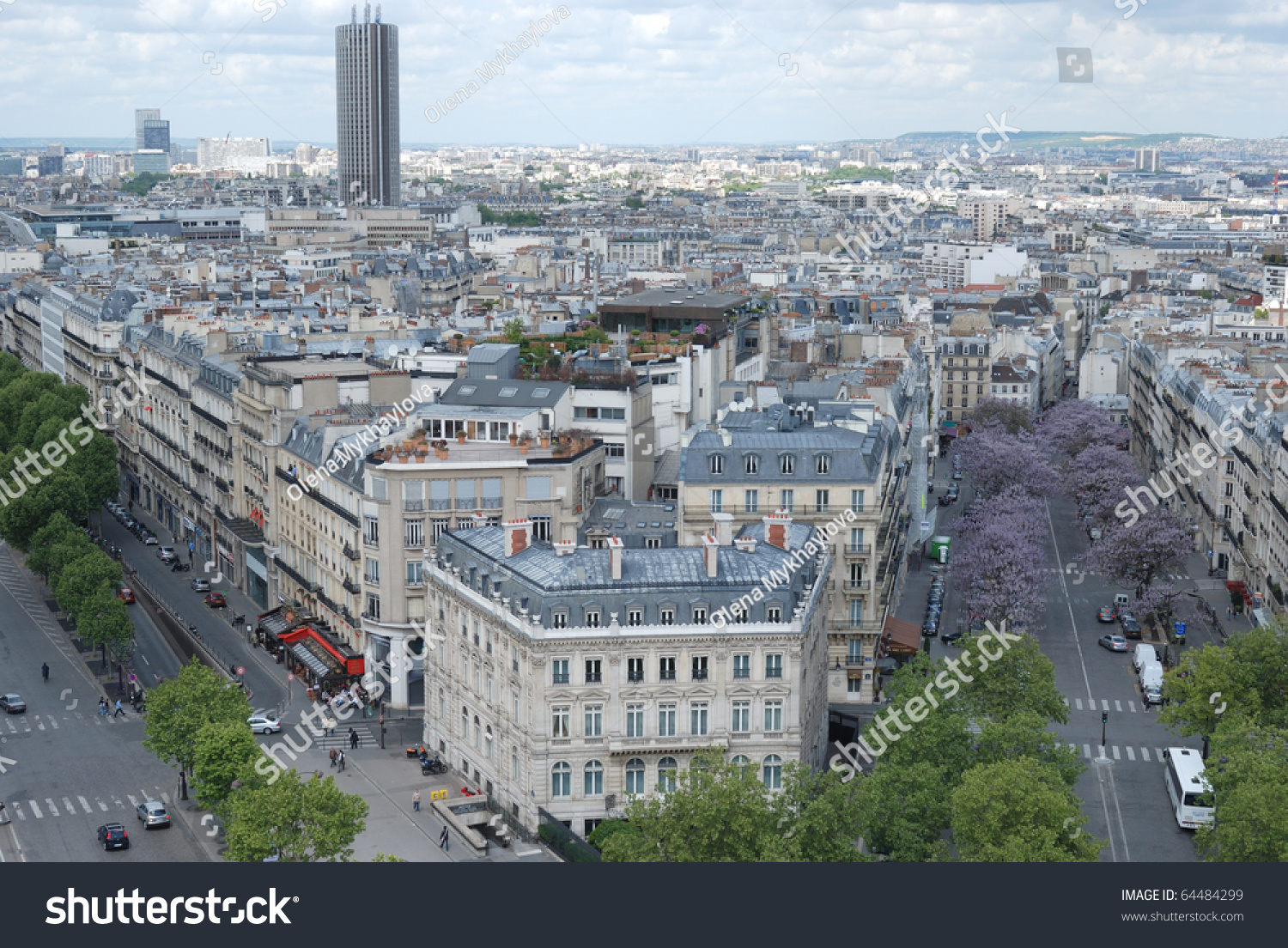 Morning View Arc De Triomphe Paris Stock Photo Edit Now