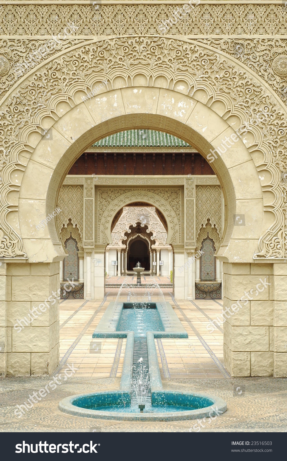 Moroccan Pavilion Stock Photo 23516503 : Shutterstock