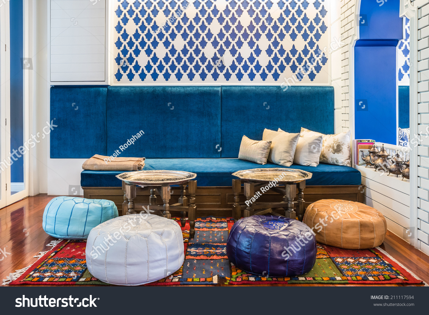 Stock Photo Moroccan Style Living Room 211117594 