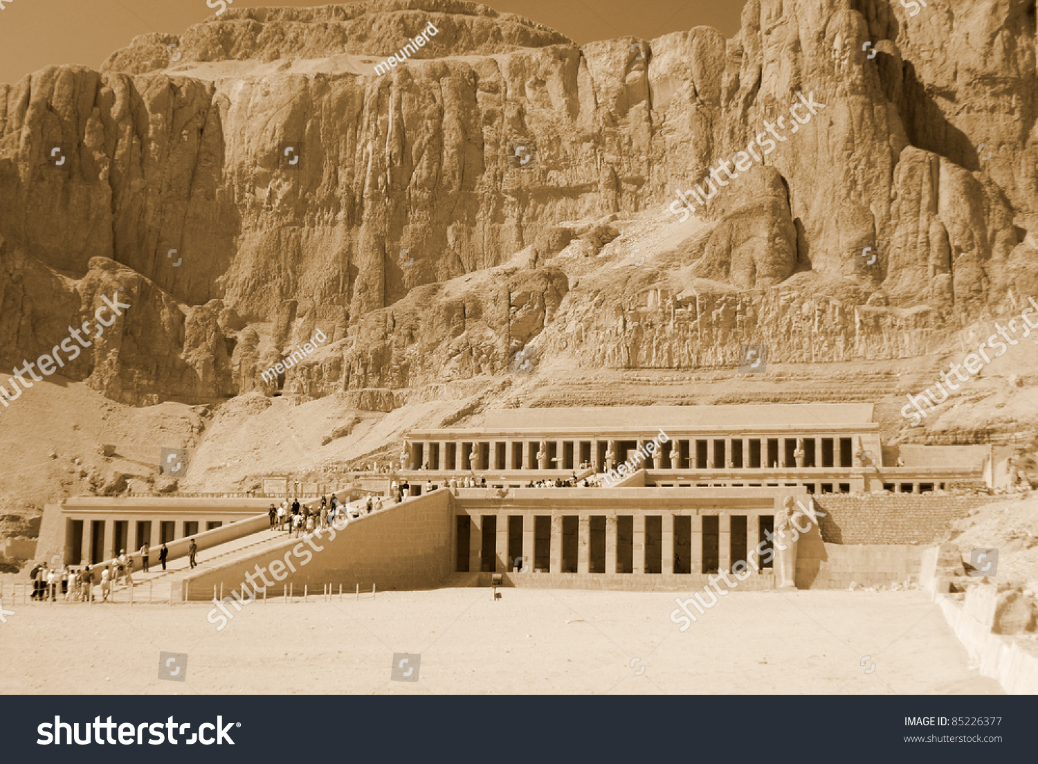 Mortuary Temple Queen Hatshepsut Located Beneath Stock Photo 85226377 - Shutterstock1500 x 1104