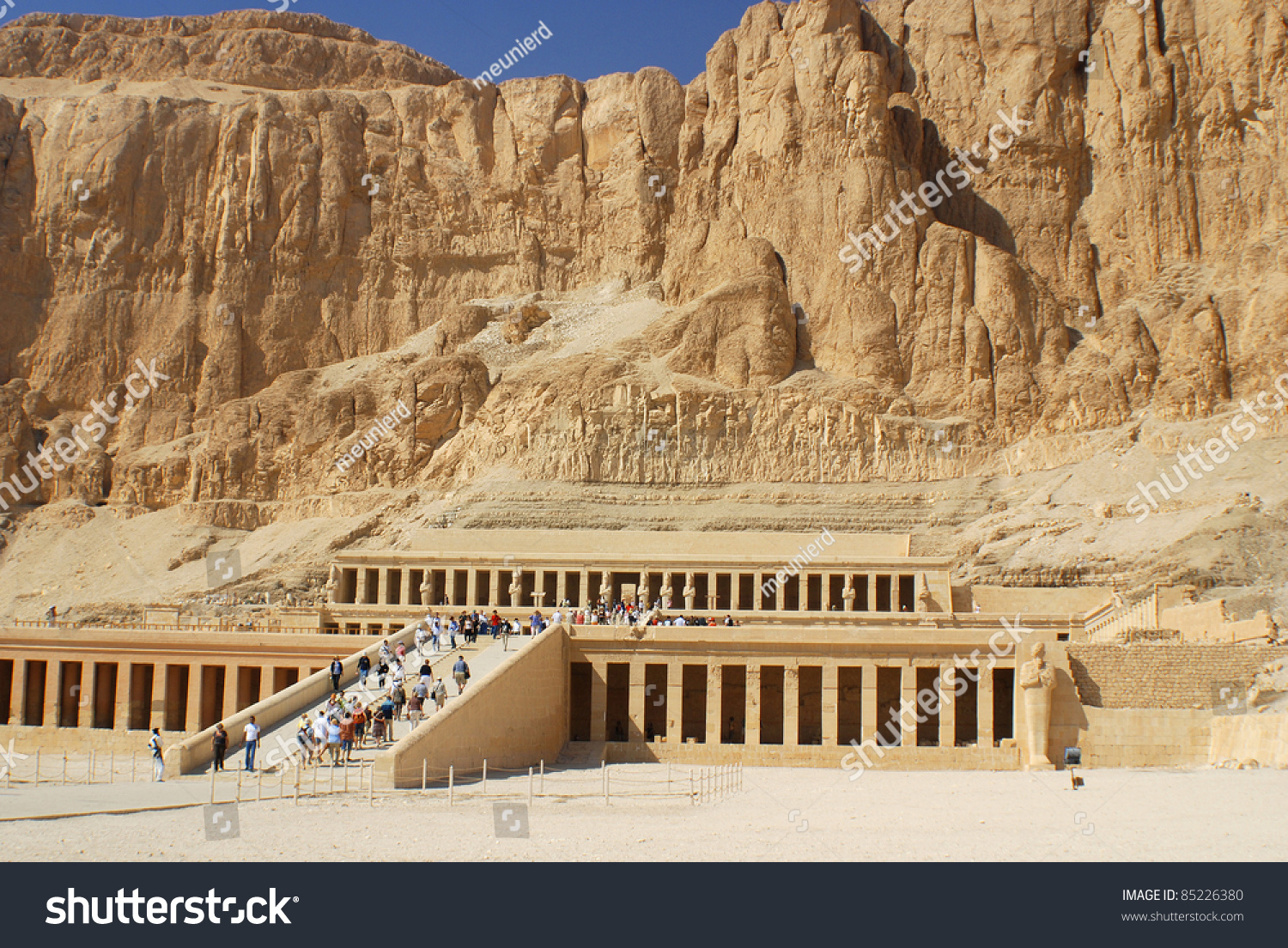 Mortuary Temple Queen Hatshepsut Located Beneath Stock Photo 85226380 - Shutterstock1500 x 1104