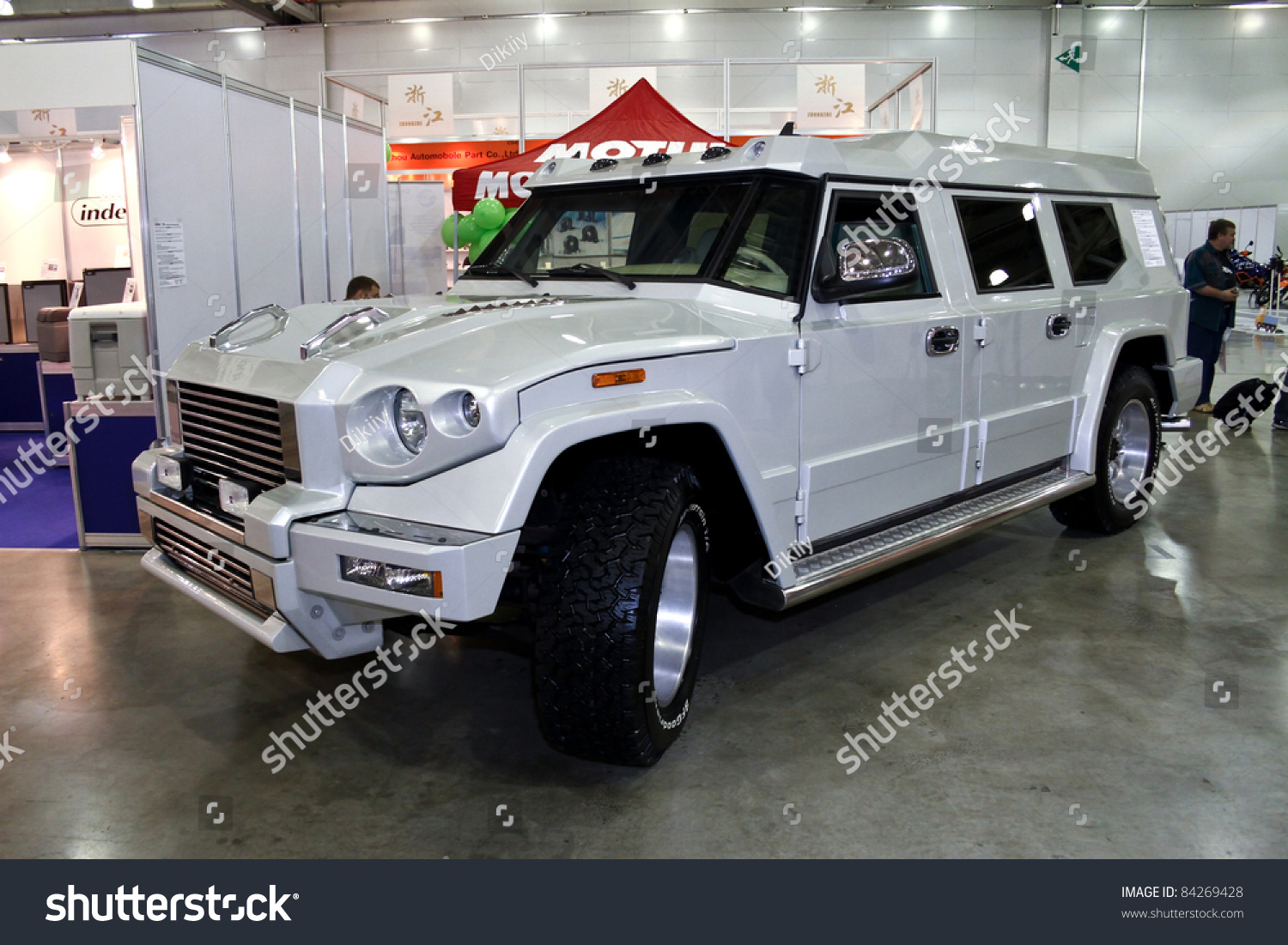 Moscow August 25 Armored Car Kombat Stock Photo Edit Now