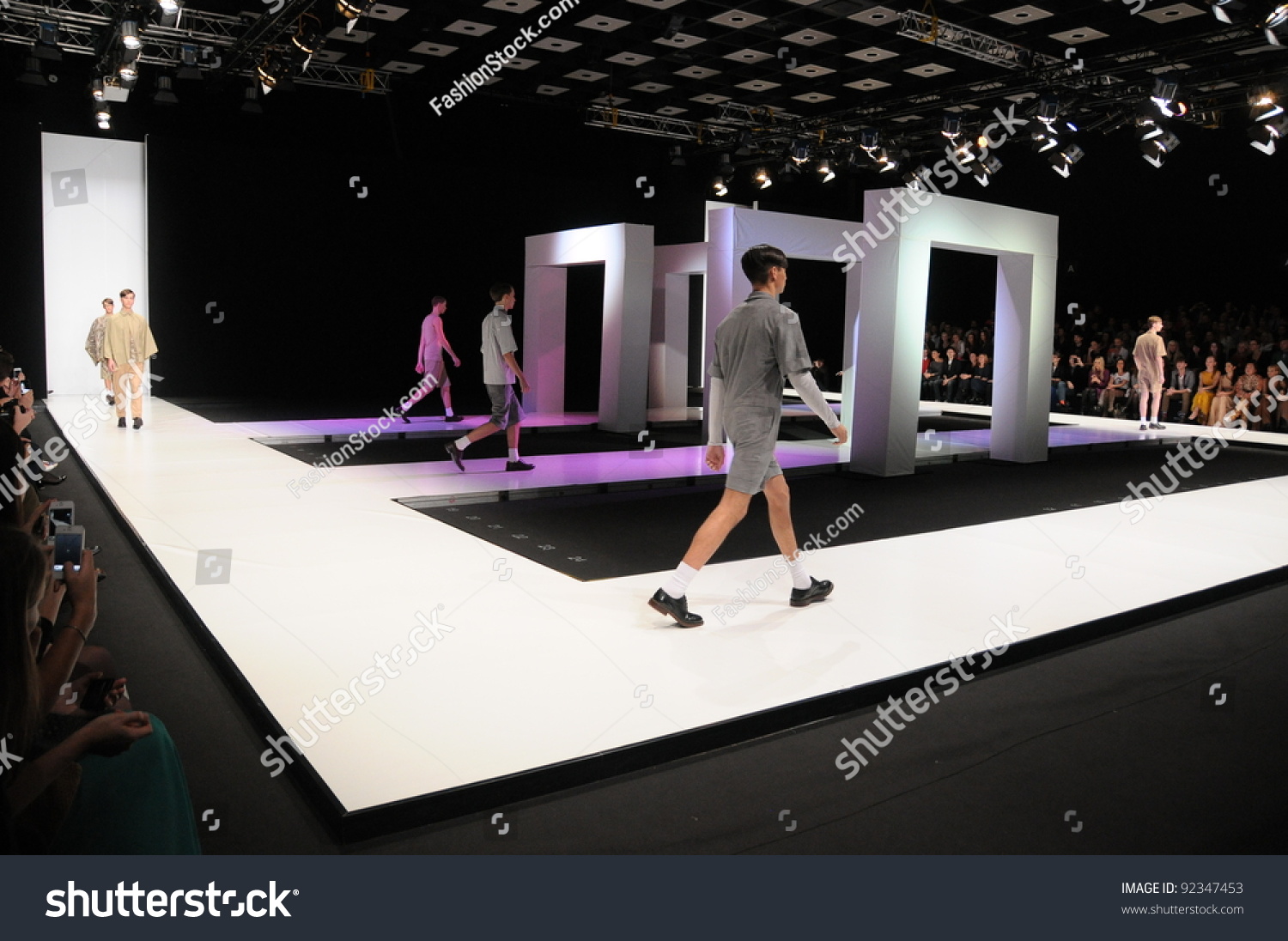 Moscow - October 21: Male Models Walking Runway At The Leonid Alexeev ...