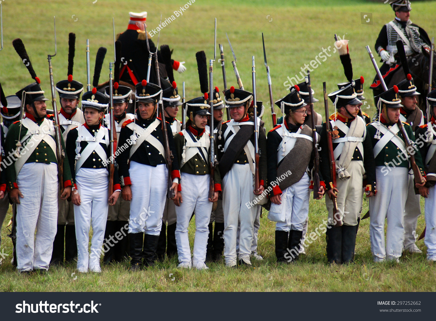 Moscow Region, Borodino - September 07, 2014: Reenactors Dressed As ...