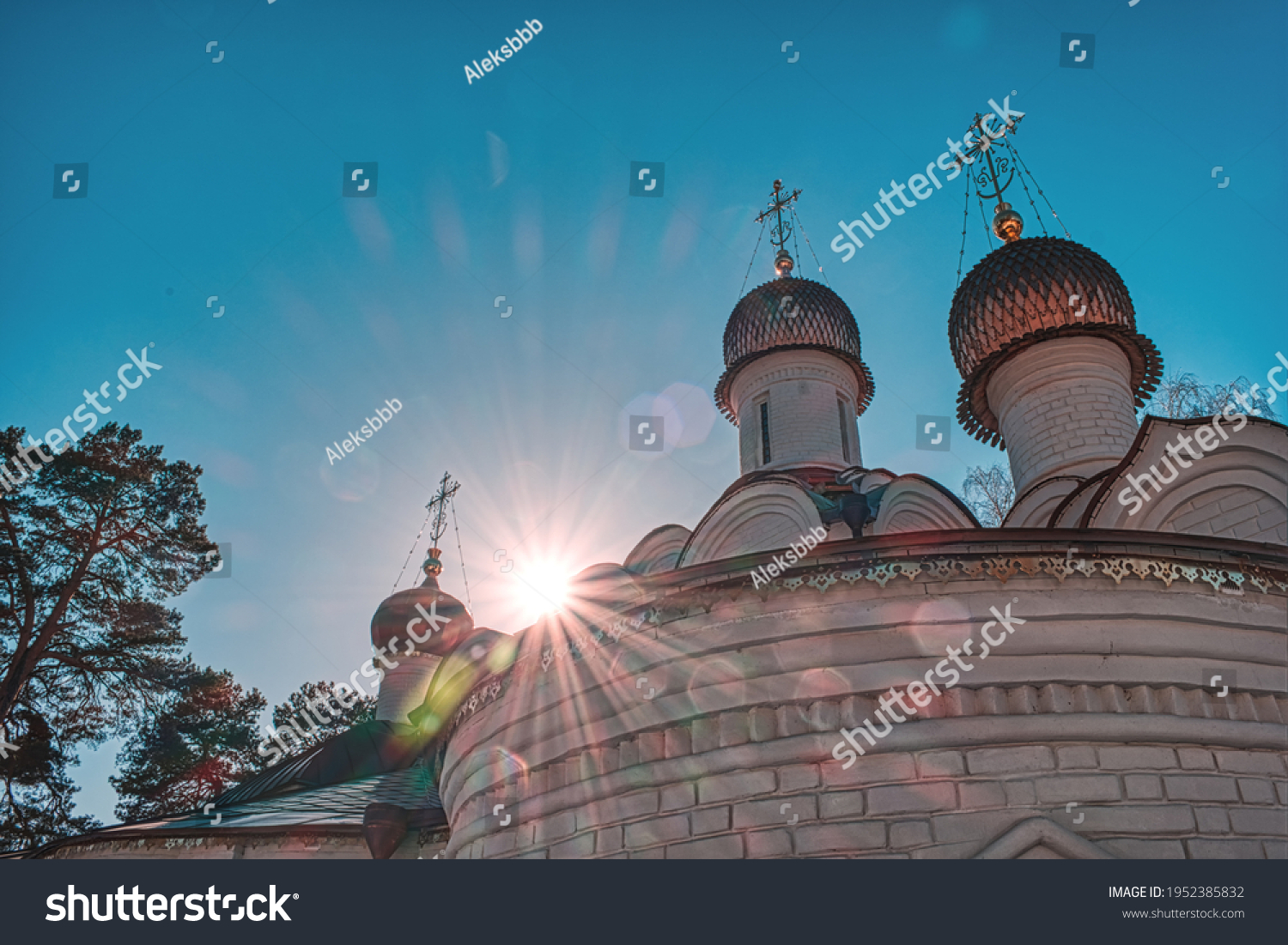 Moscow Russia Archangelskoe Park Archangels Stock Photo