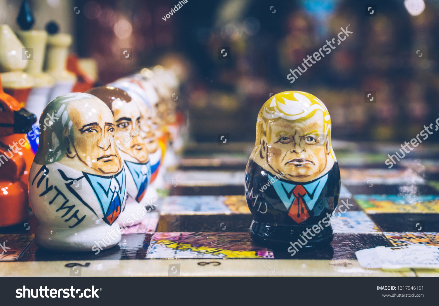 trump and putin nesting dolls