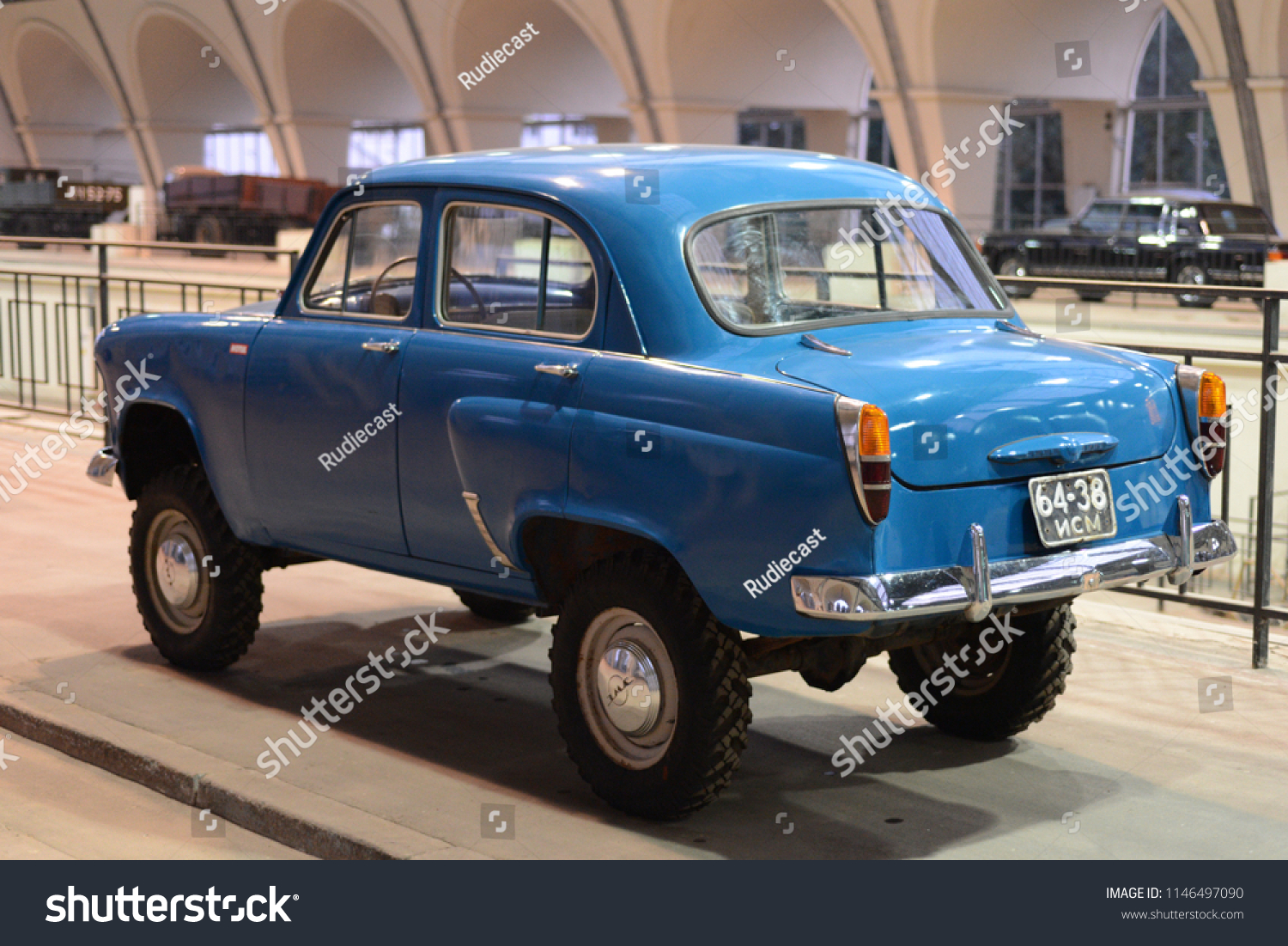 Moscow Russia July 31 2014 Moskvich410n Transportation Stock Image