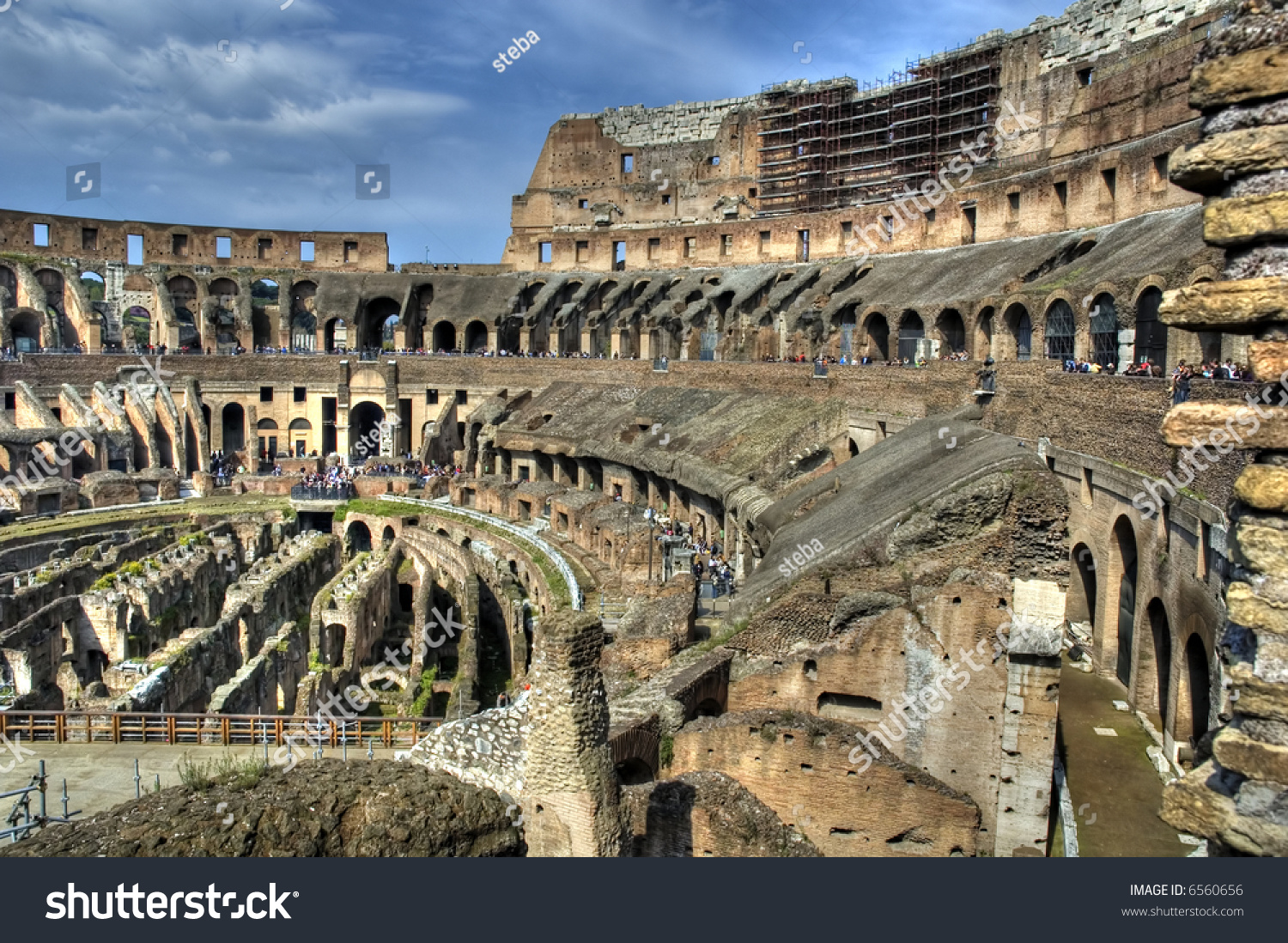 Most Important Ancient Roman Theater Rome Stock Photo 6560656 ...