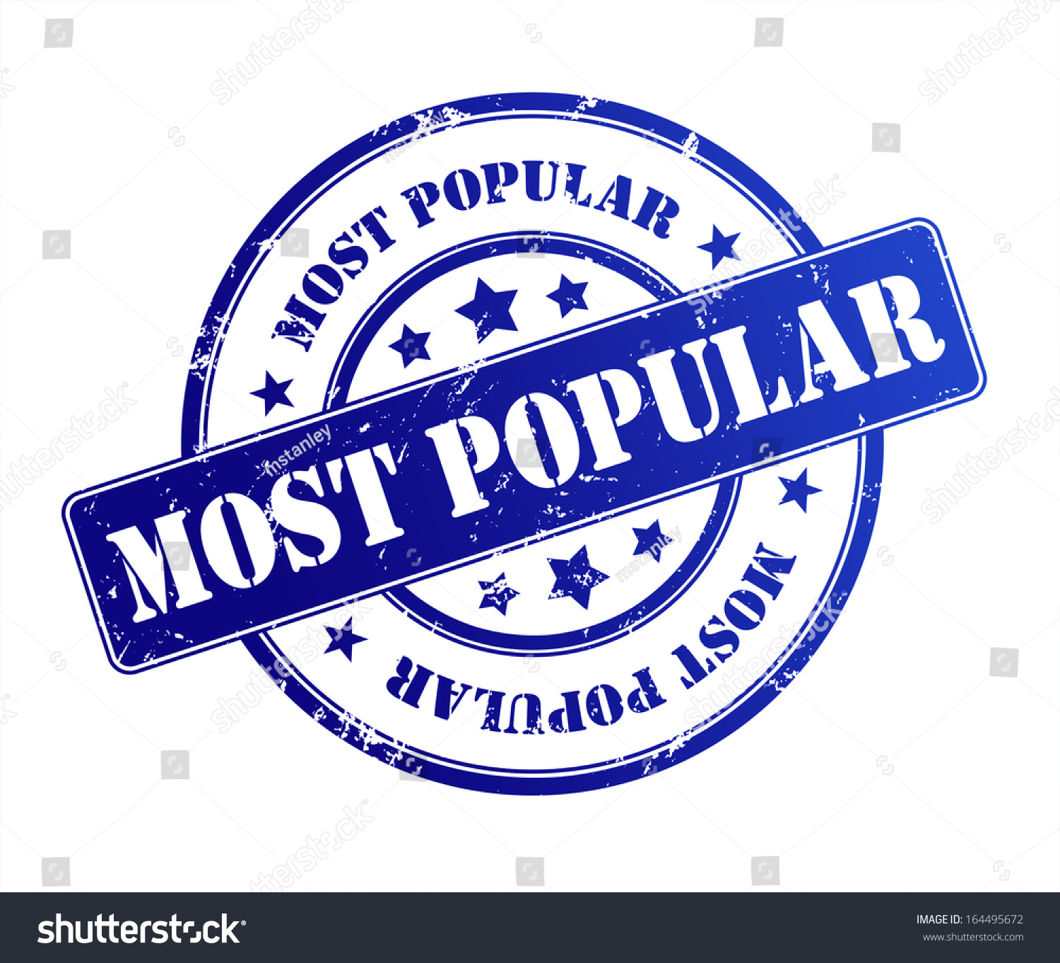 Most Popular Stamp Stock Illustration 164495672 | Shutterstock