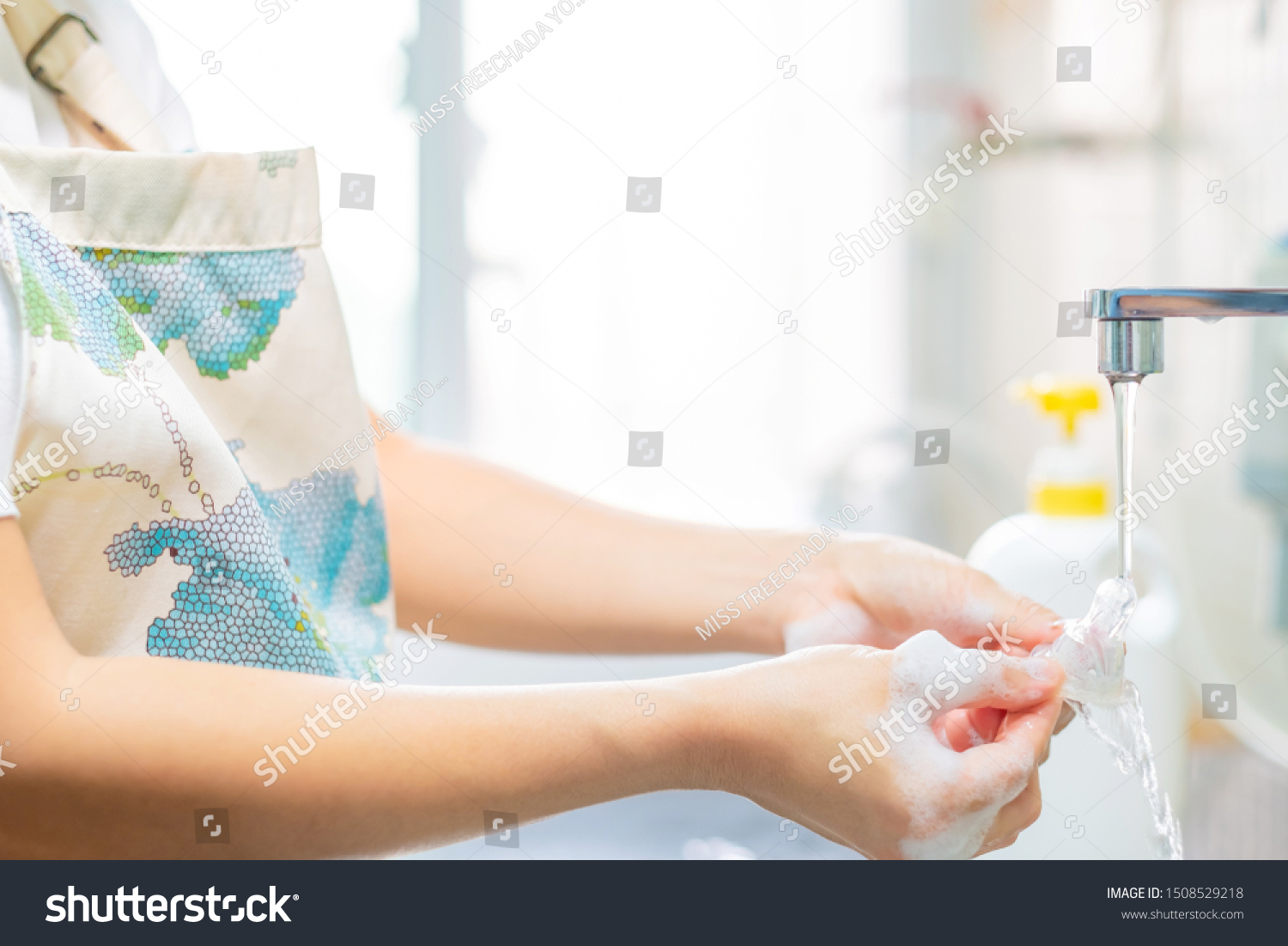 Mother Cleaning Baby Teat Milk Bottles Stock Photo Edit Now