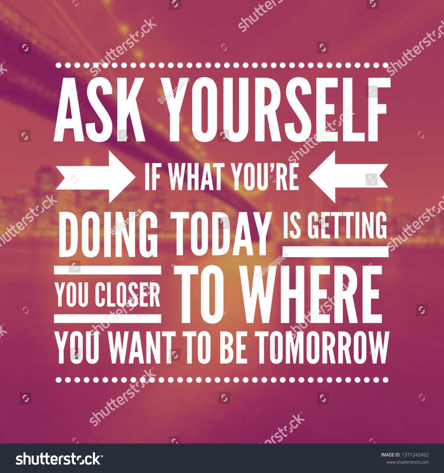 Motivational Inspiration Quote Ask Yourself What Stock Photo Edit Now