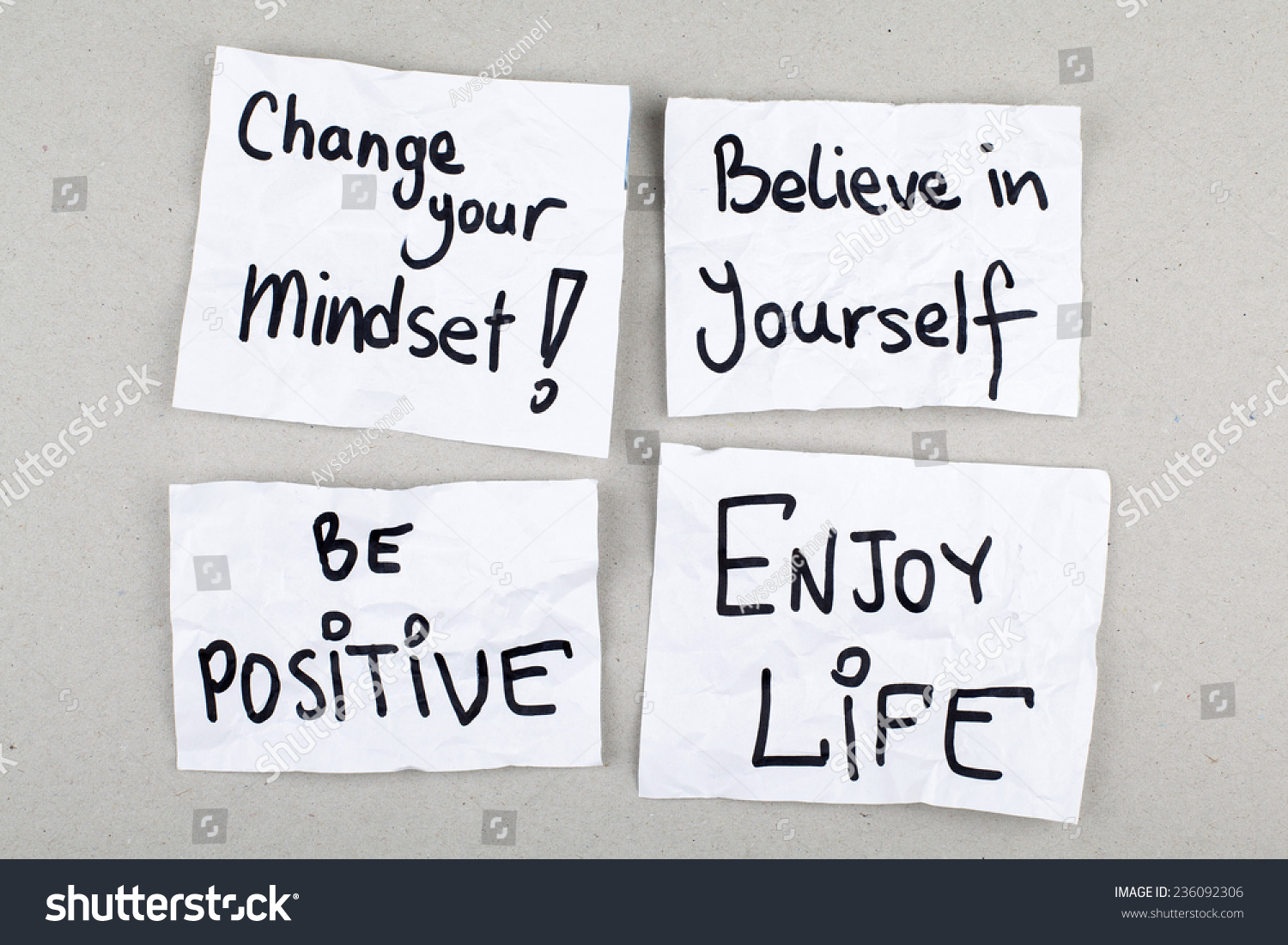 Motivational Inspirational Positive Quotes Phrases Change Stock