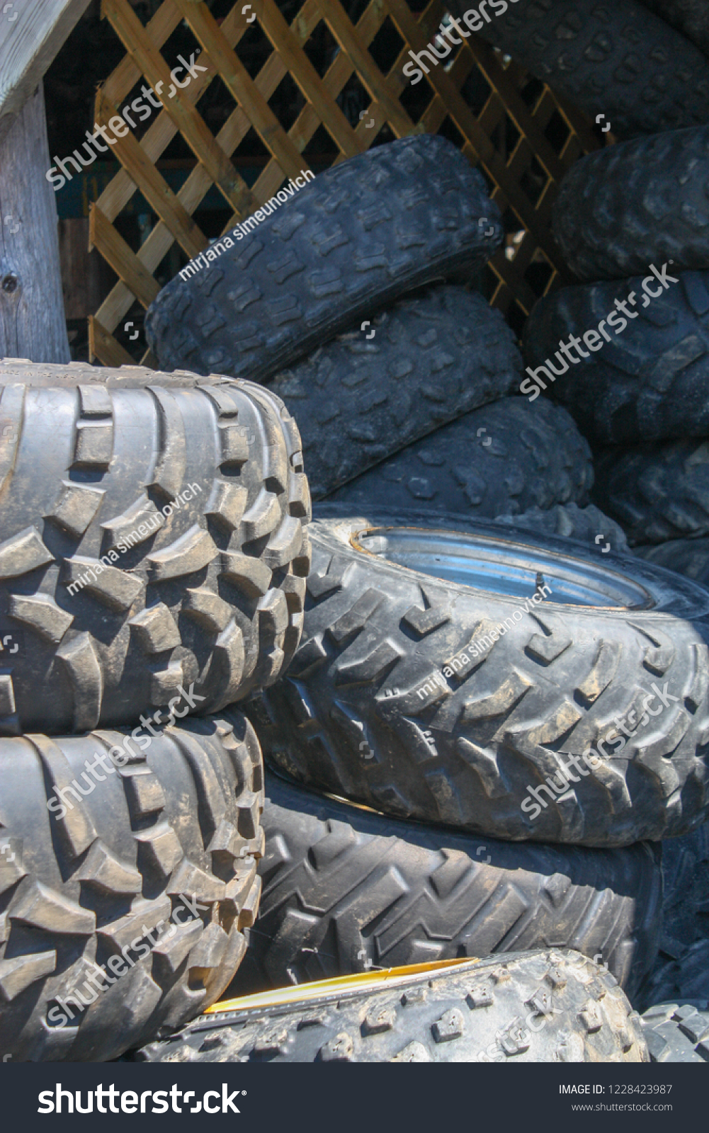 Motorcycle Snowmobile Junkyard Ontario Canada Stock Photo Edit Now 1228423987 Snowmobile Junkyard Ontario Canada