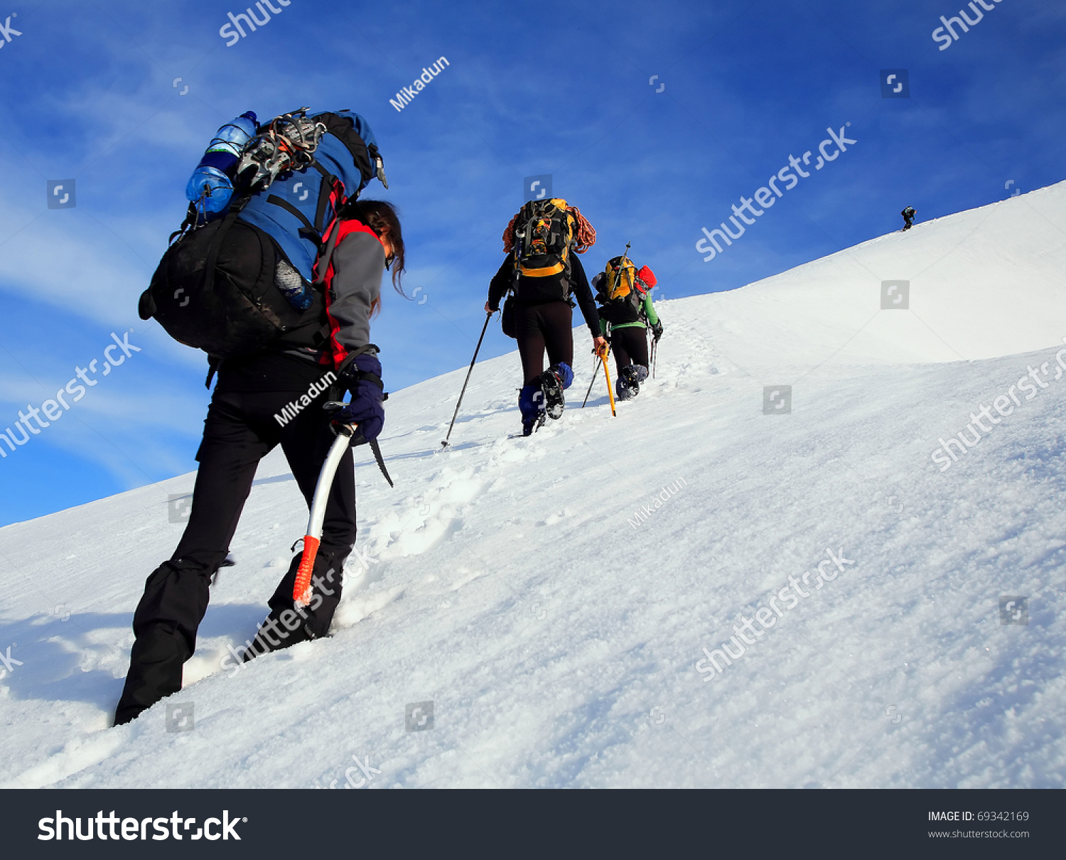 Mountain Climbers Stock Photo 69342169 | Shutterstock