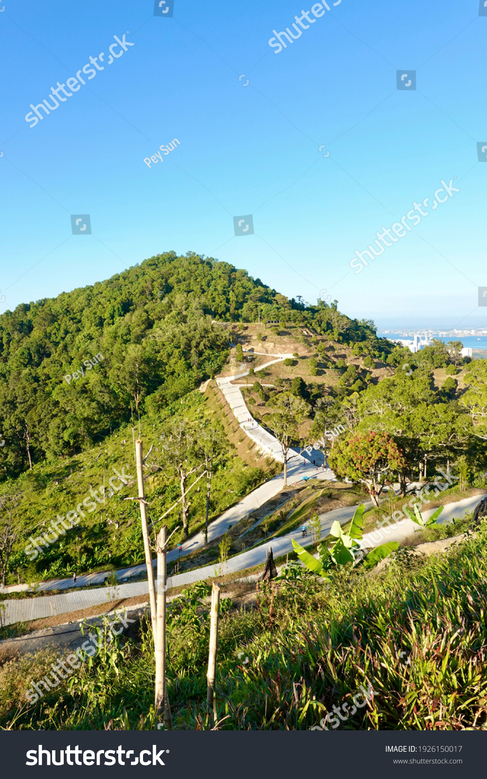 Mountain View Landscape Iconic Hill Penang Stock Photo Edit Now 1926150017