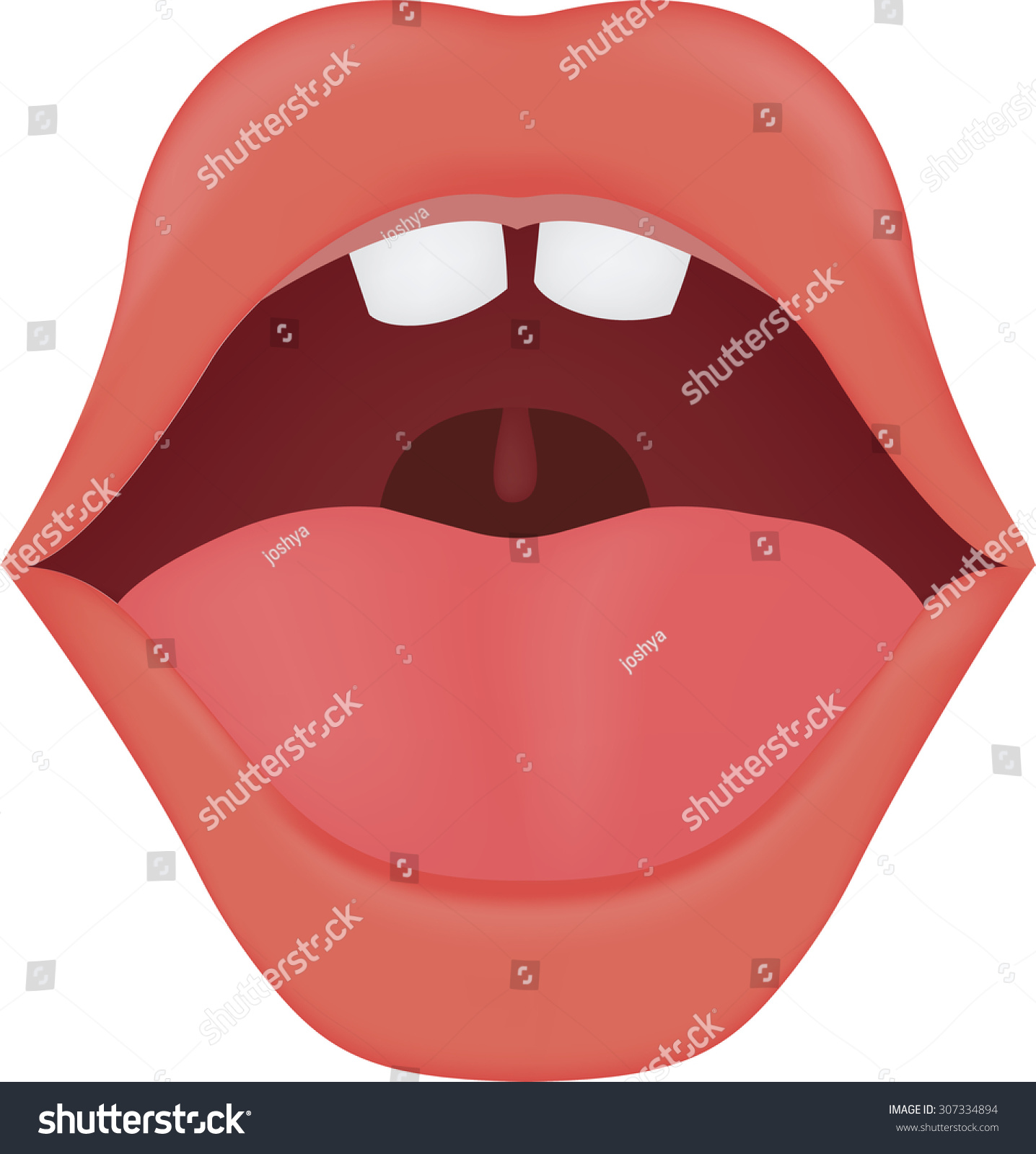 Mouth Buck Teeth Stock Illustration 307334894 - Shutterstock