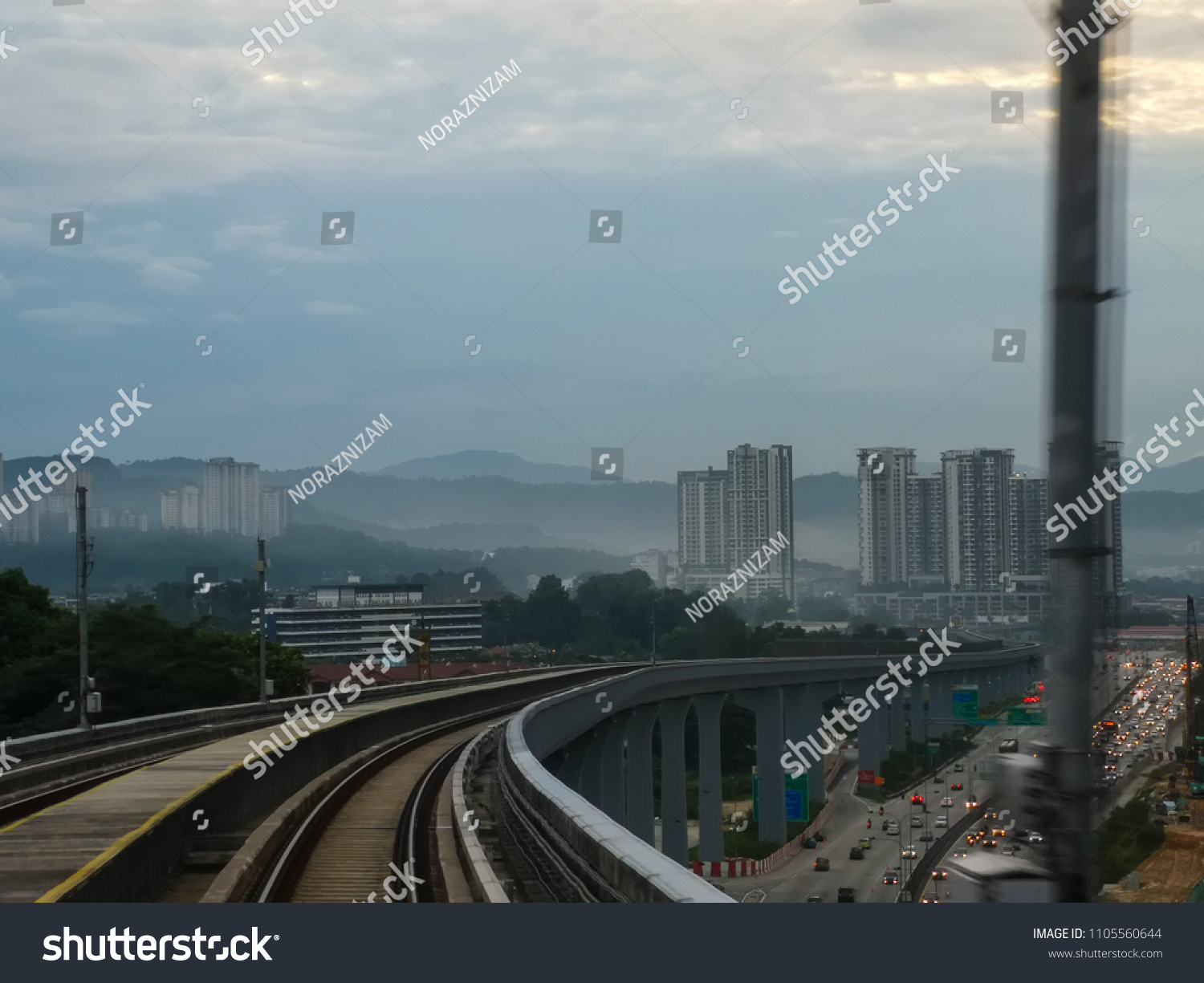 Mrt Station Kajang Sungai Buloh Road Stock Photo 1105560644 | Shutterstock