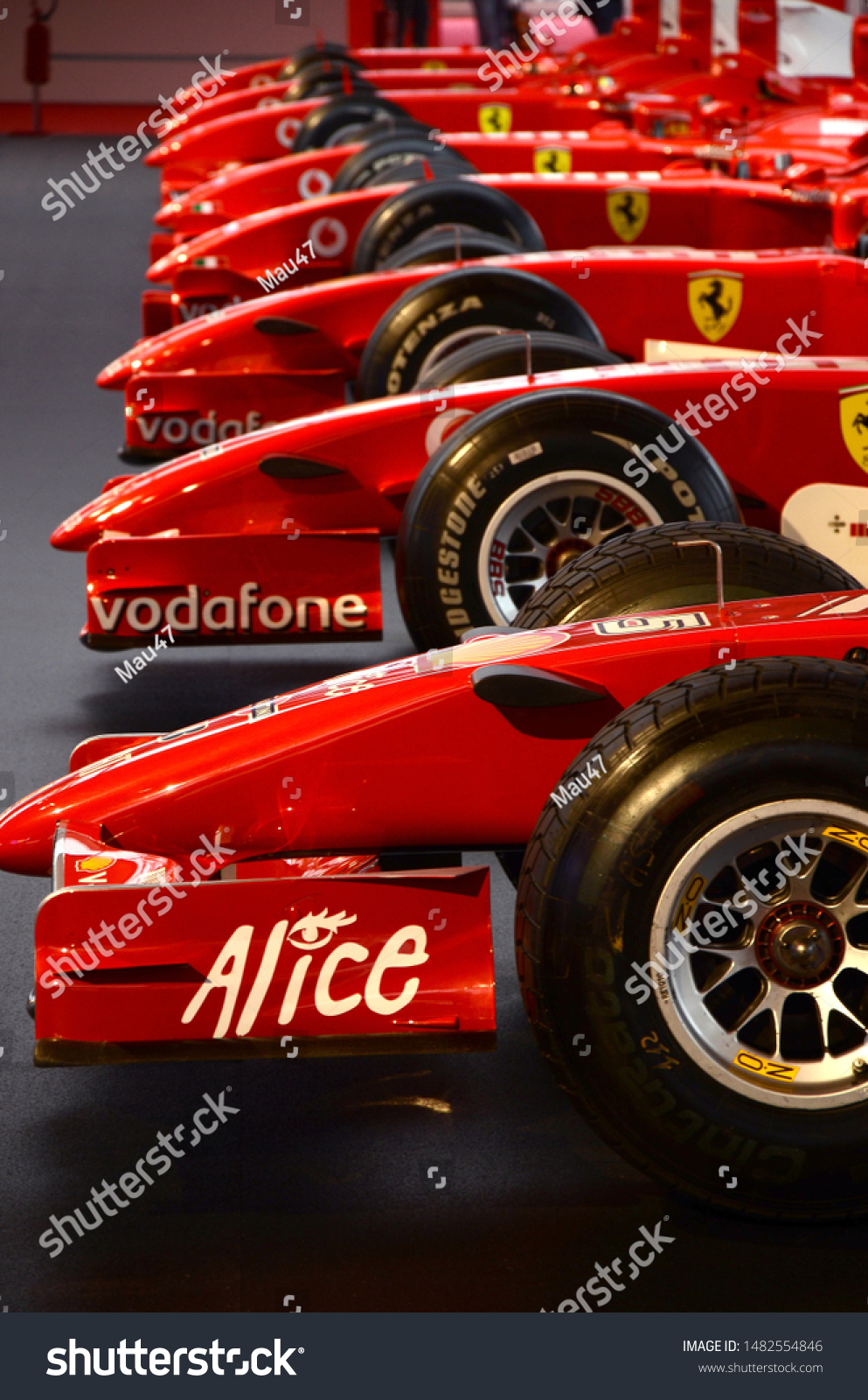 Mugello October 17 Detail Modern Ferrari Stock Photo Edit Now