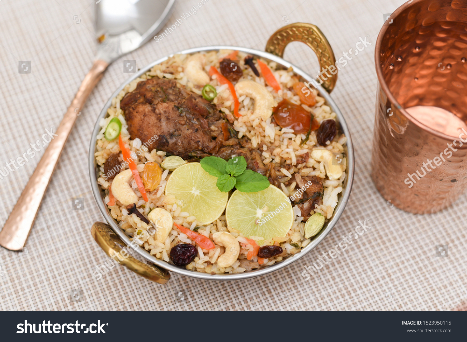 Mughlai Chicken Dum Biryani Chicken Biriyani Stock Photo Edit Now