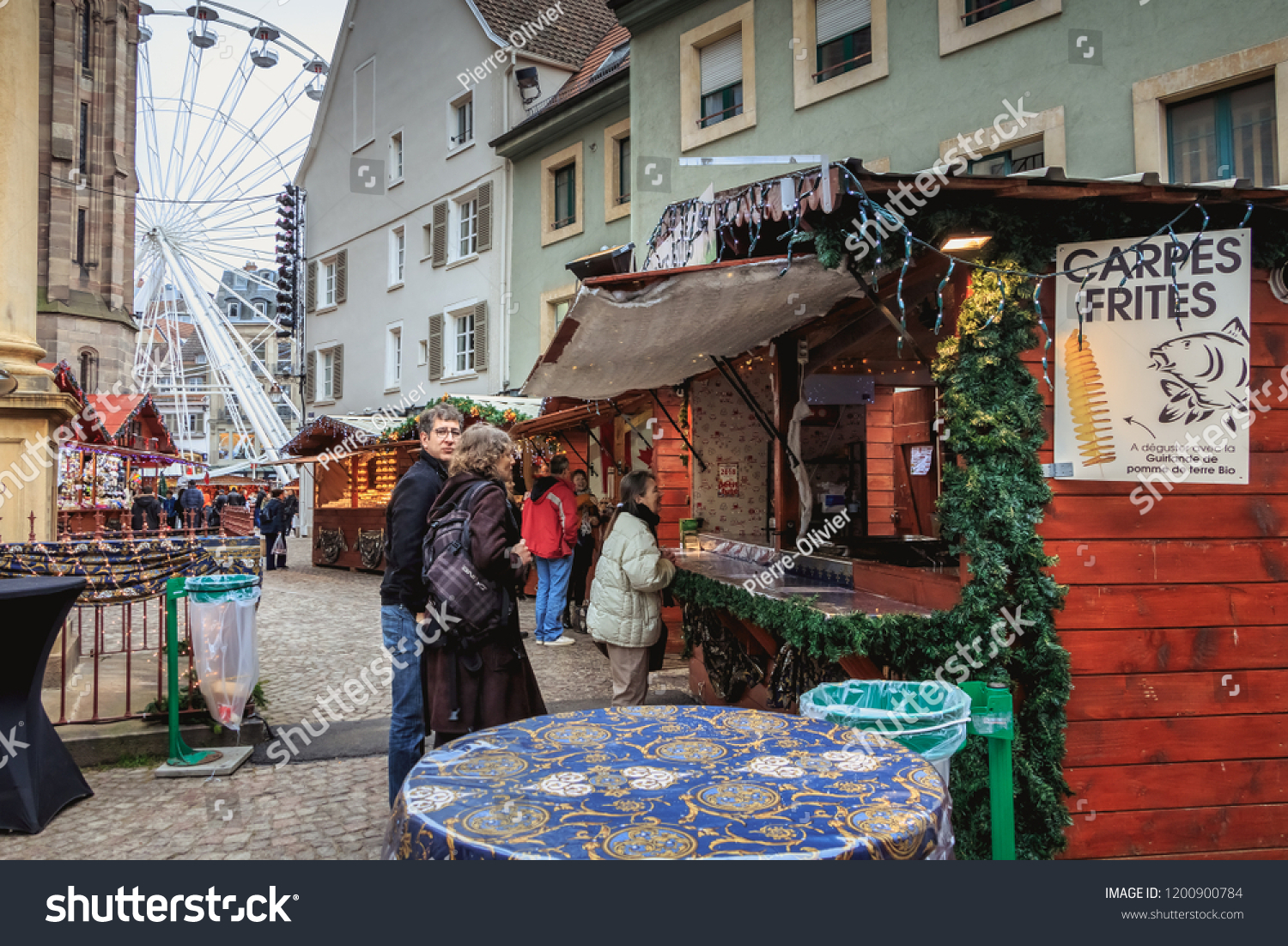 Mulhouse France December 23 2017 Wooden Stock Photo Edit Now