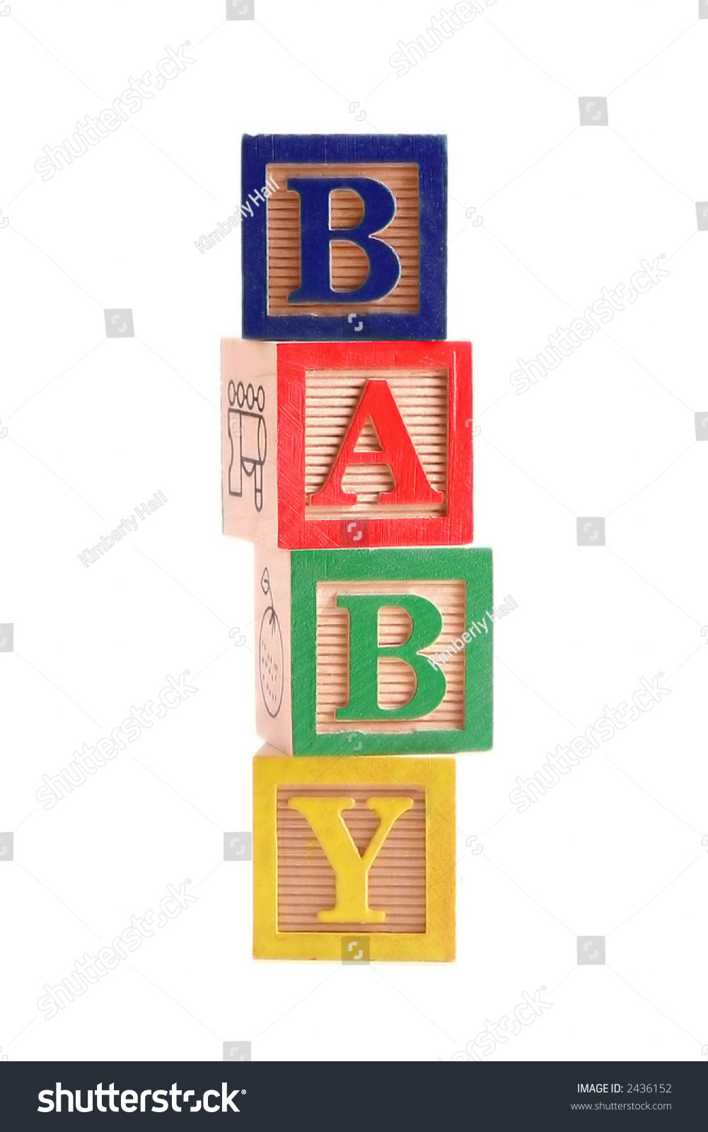 Multi-Colored Wooden Blocks Spelling The Word 