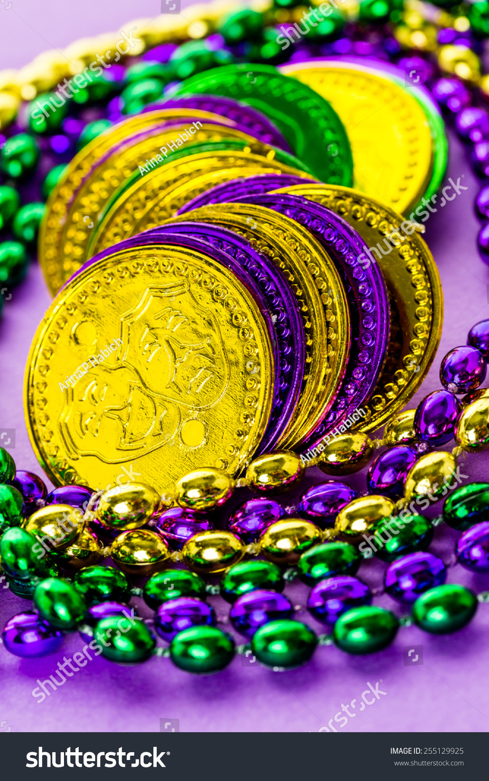 Multicolored Decorations Mardi Gras Party On Stock Photo Edit Now