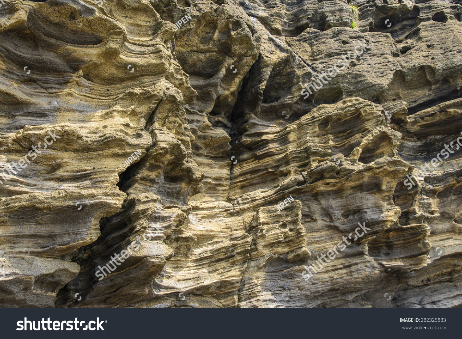 Multistory Layered Rough Strange Sedimentary Rocks Stock Photo Shutterstock