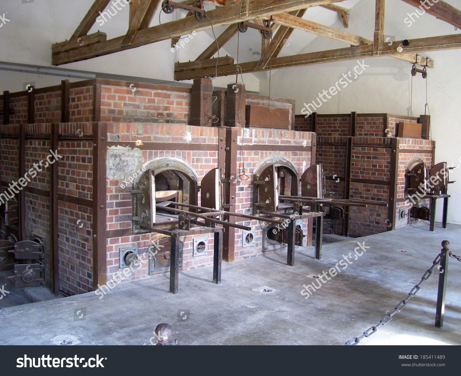 Munich, Germany - Apr 10, 2009: An Oven In The Crematorium At The ...