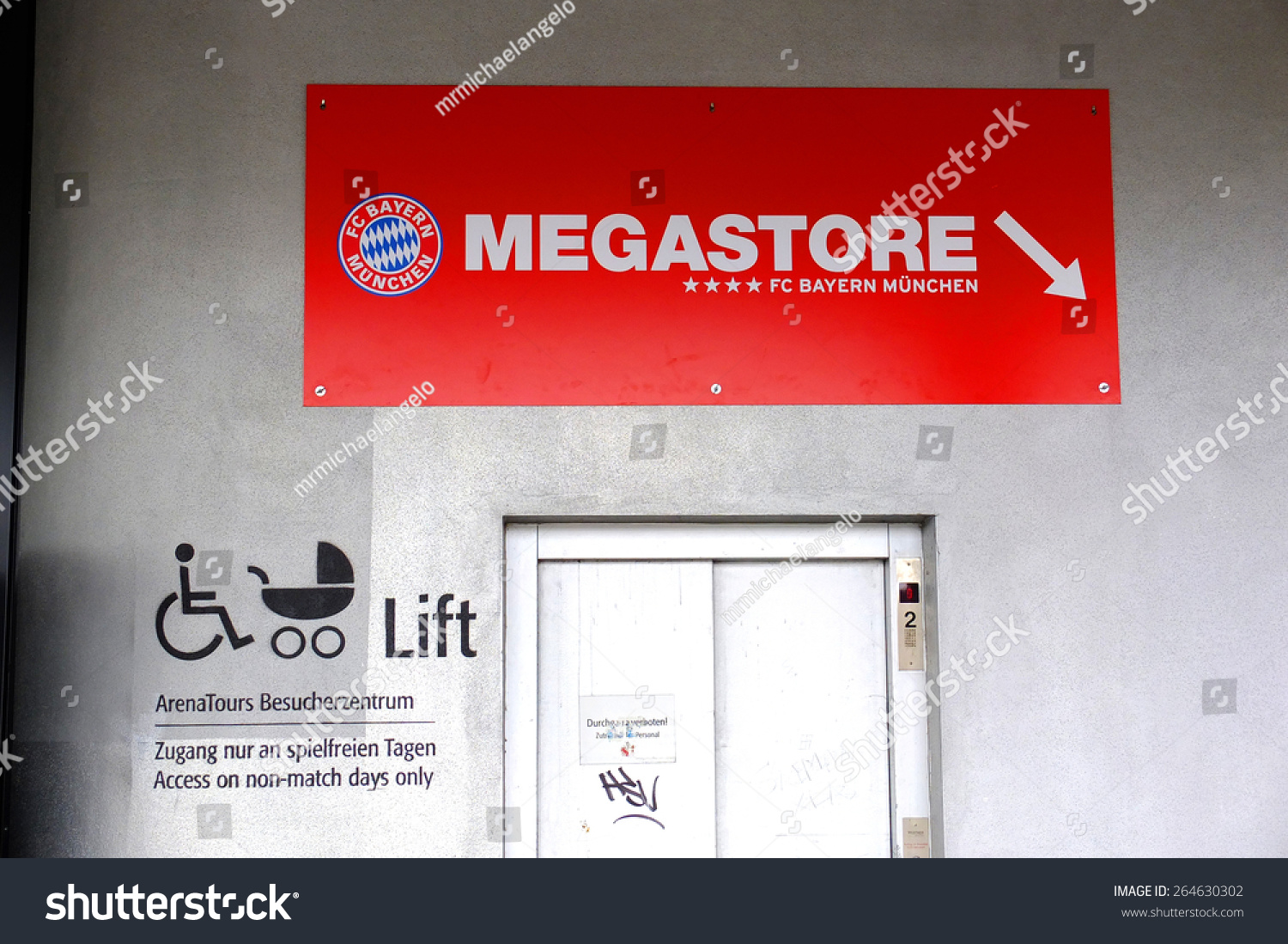 Munich Germany February Megastore Allianz Stock Photo Edit Now