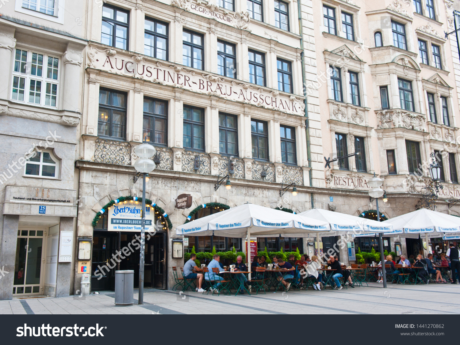 Munich Germany June 23 19 Augustiner Stock Photo Edit Now