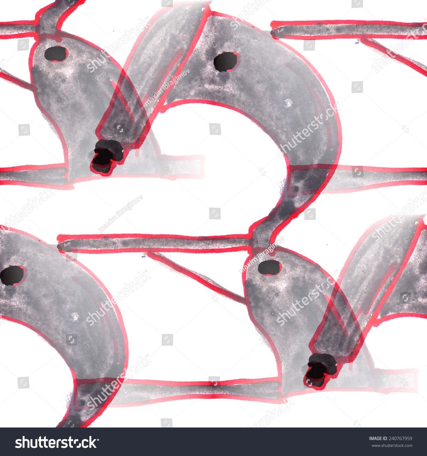 Mural Background Seamless Microscope Pattern Background Stock ...