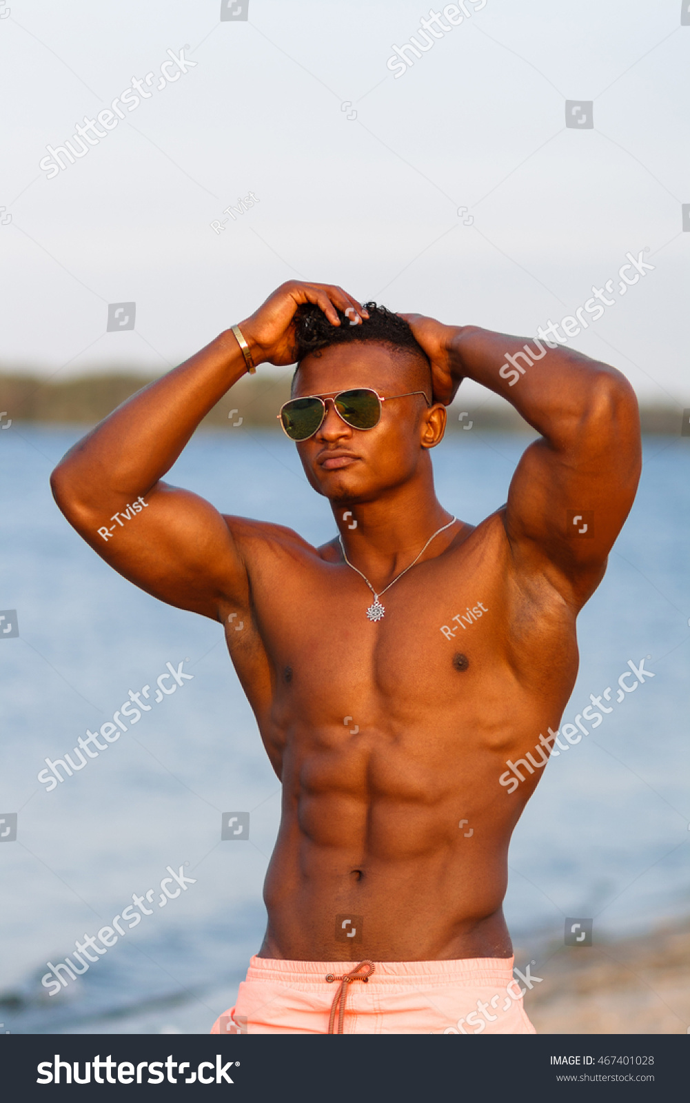 Young Black Athletic Sexy