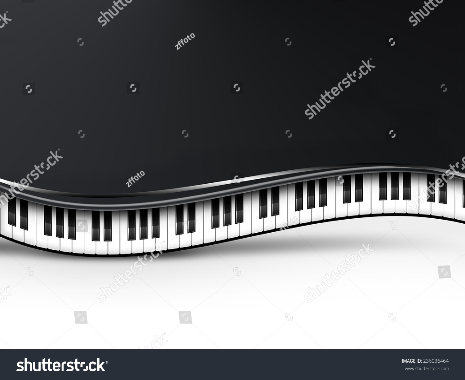 Musical Background Piano Keys Stock Illustration 236036464 | Shutterstock