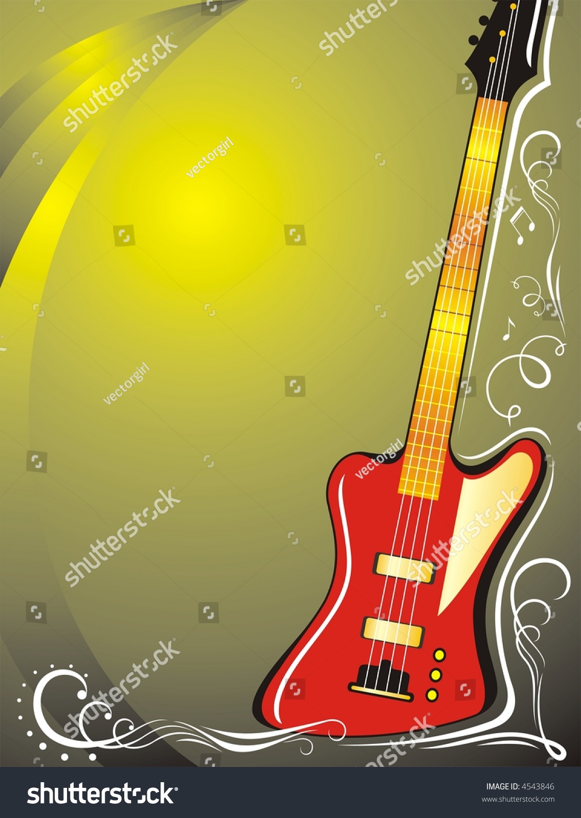 Musical Instrument Background Stock Illustration 4543846 - Shutterstock