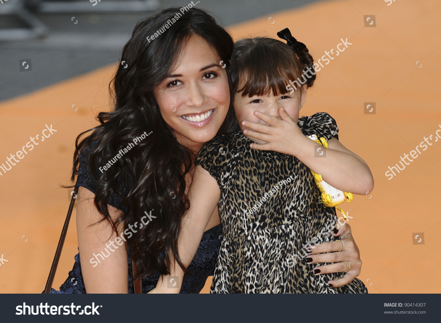 Myleene Klass Daughter Ava Arrives Premiere Stock Photo Edit Now