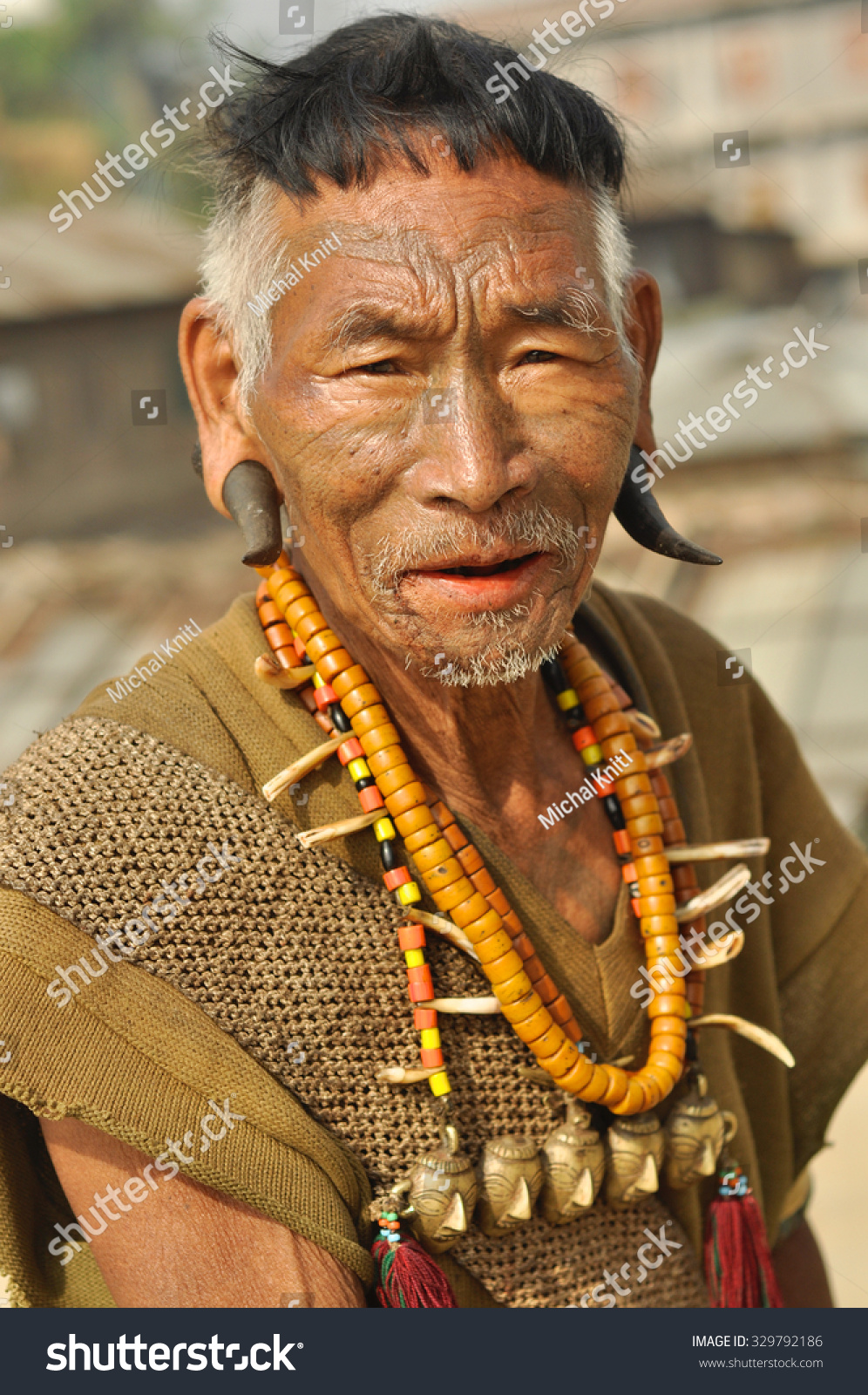 Nagaland India March 2012 Traditional Outfit Stock Photo (Edit Now ...