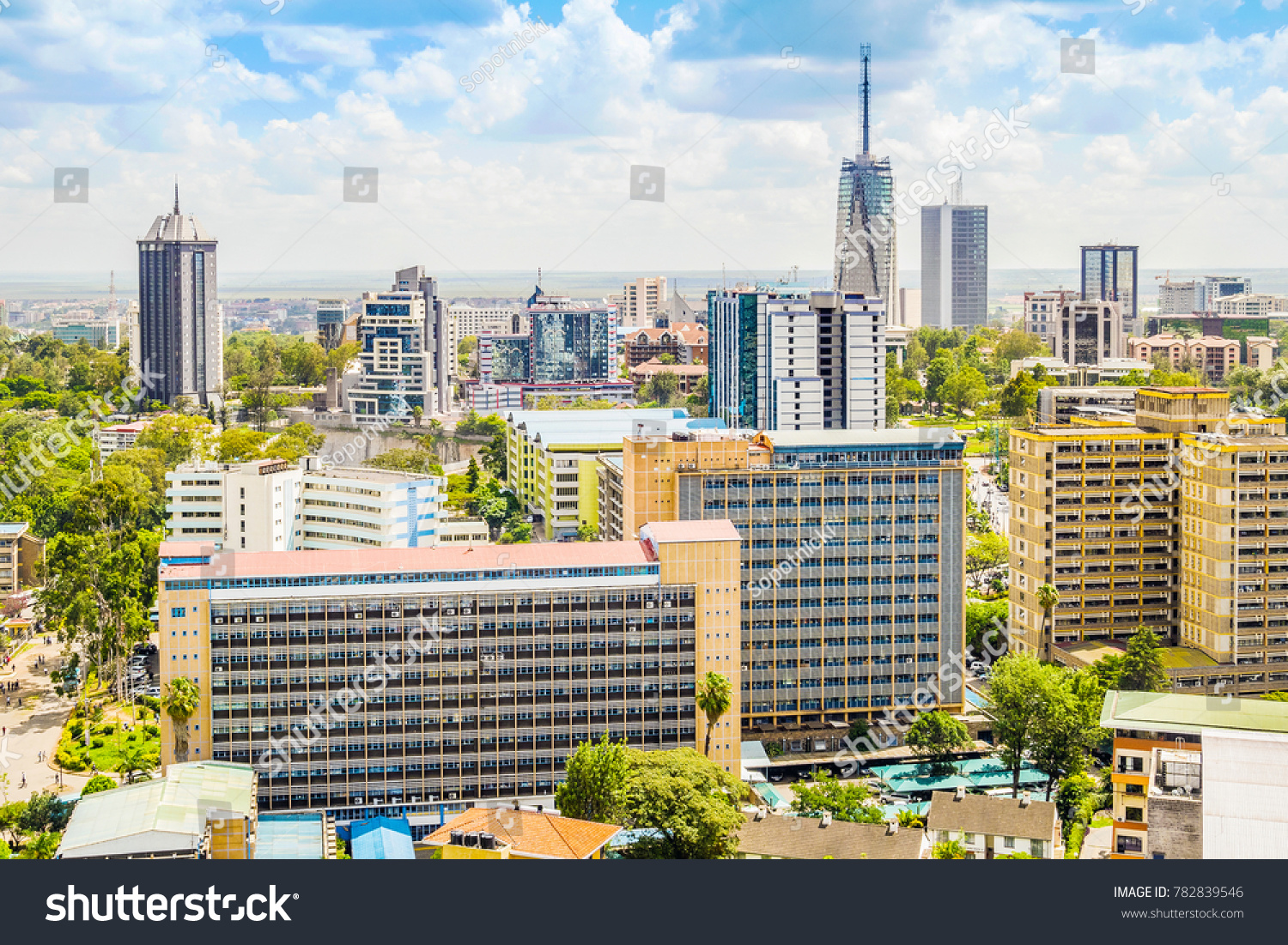 Nairobi City Center Capital City Kenya Stock Photo (Edit Now) 782839546 ...