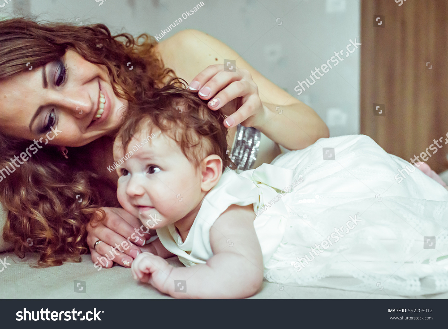 Naked Baby Mother Foto Stock Shutterstock