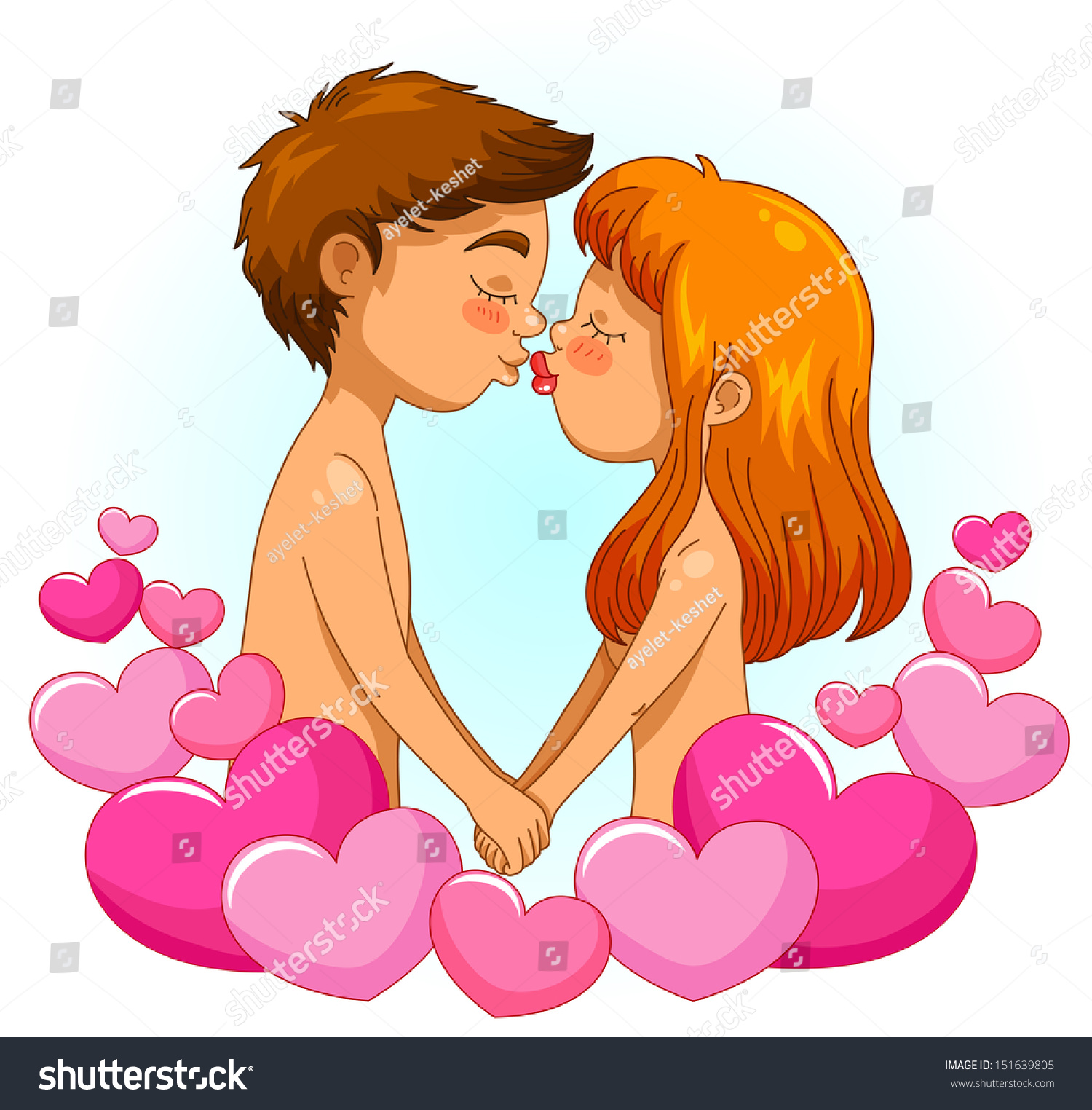 Girl and boy kise naked - Real Naked Girls